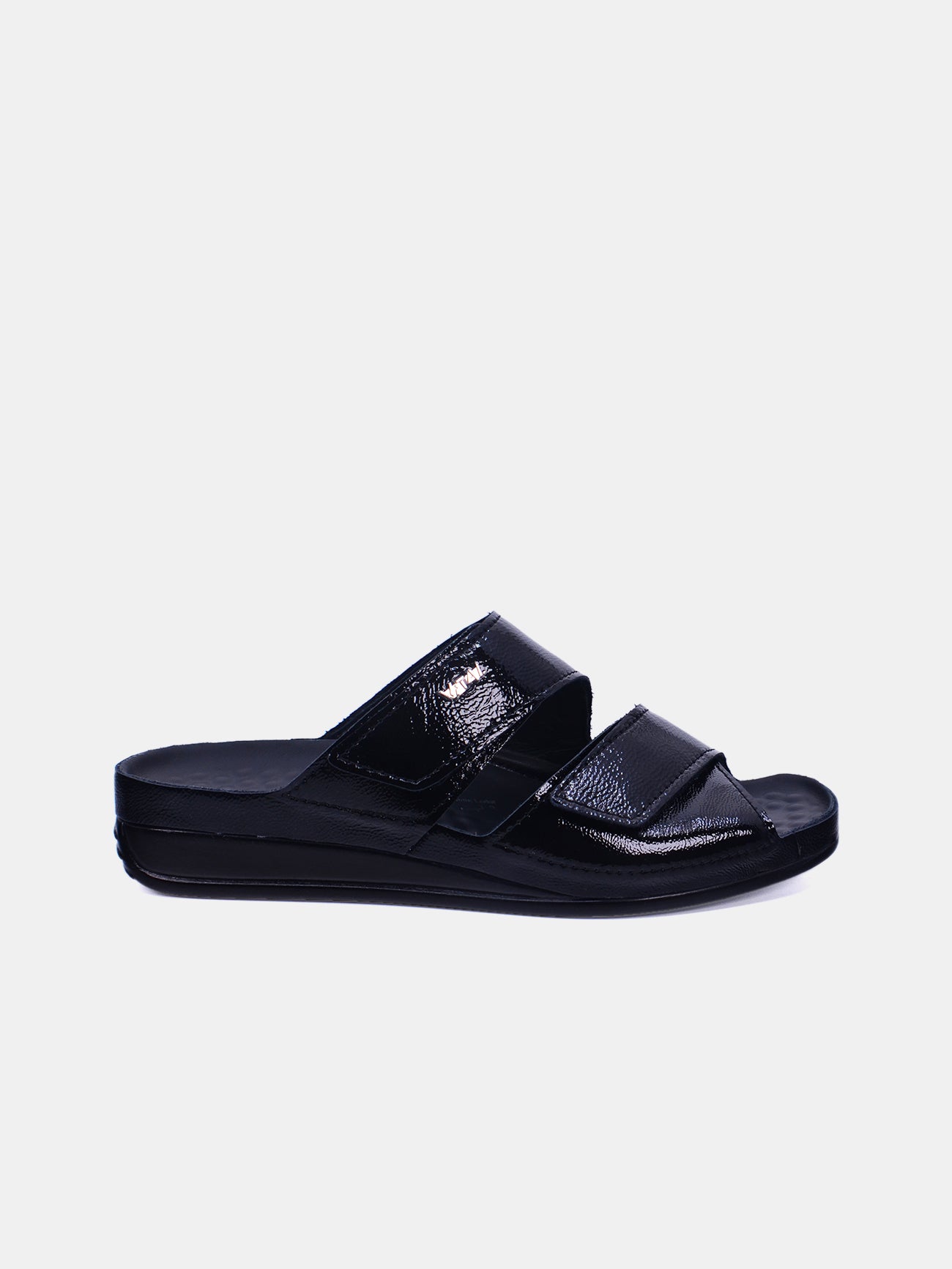 Vital 1802S-333 Women's Flat Sandals #color_Black