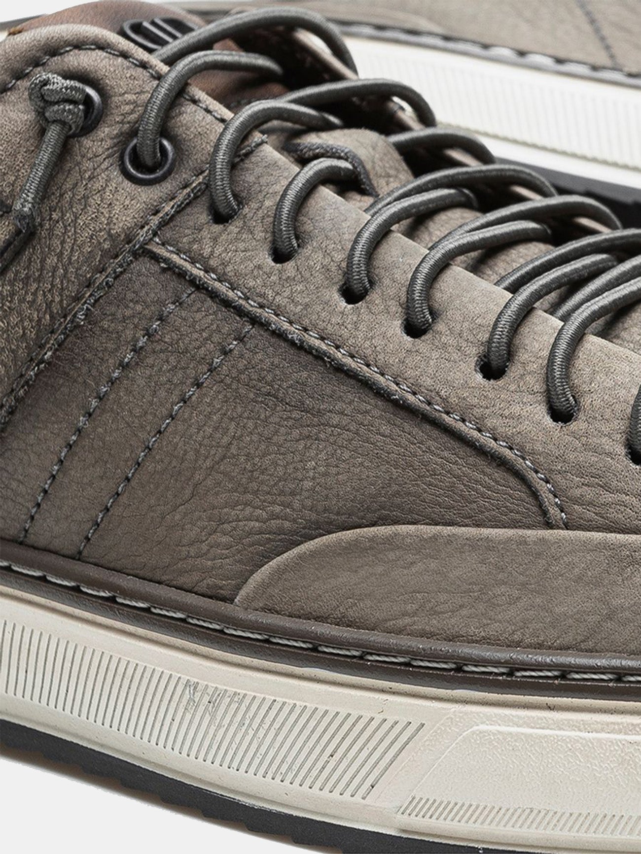 Democrata Men's Denim City Sneakers #color_Gray