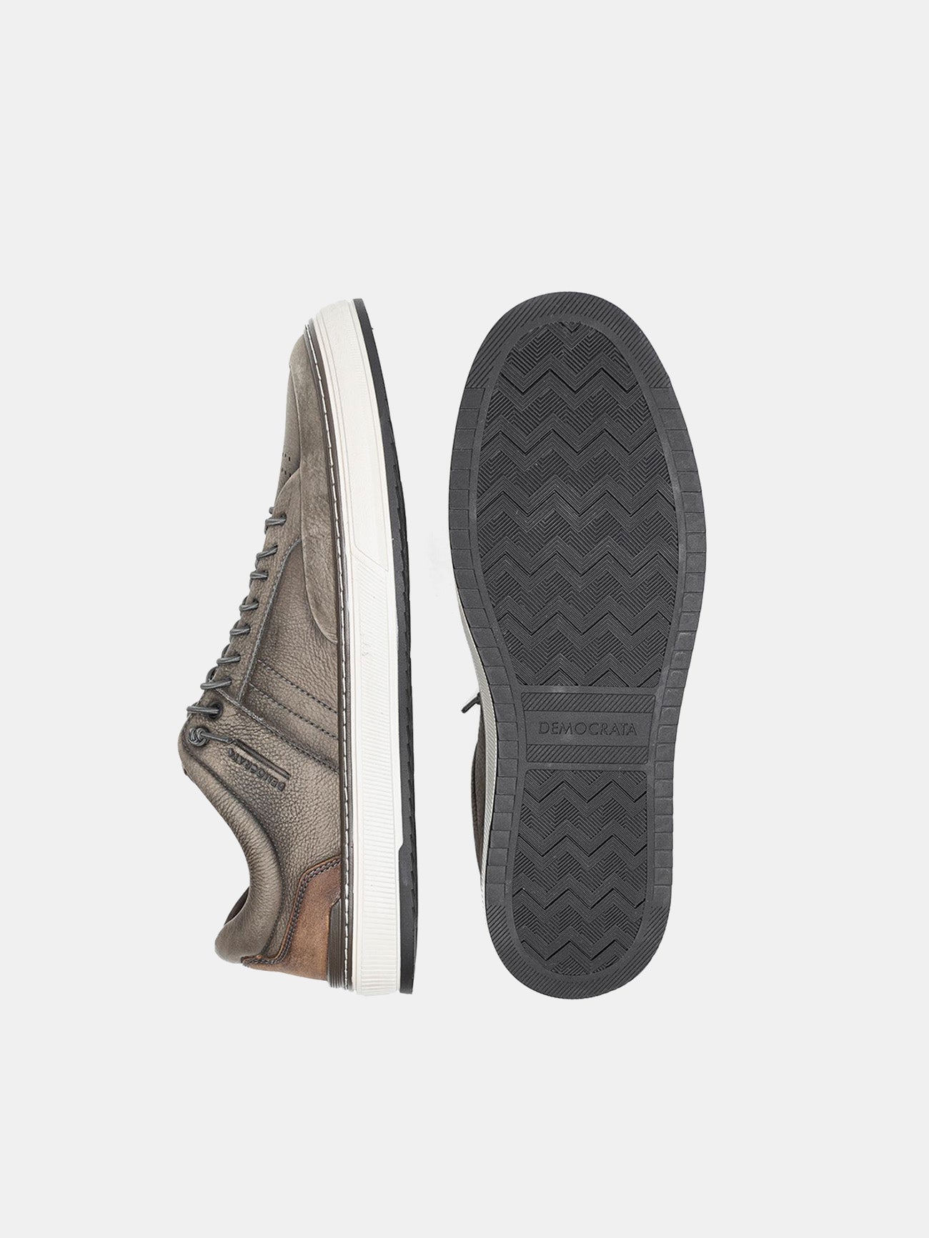 Democrata Men's Denim City Sneakers #color_Gray