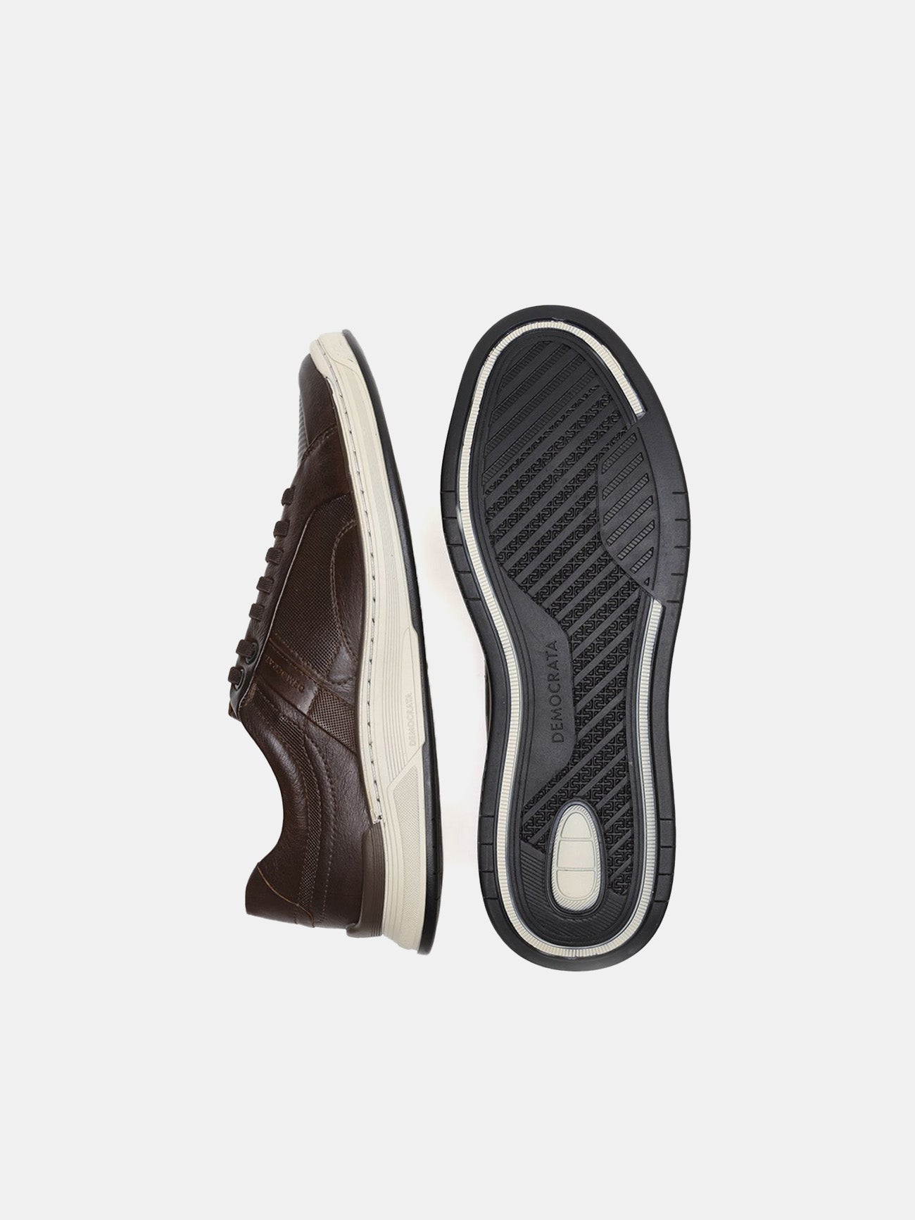 Democrata 151201 Men's Denim Loop Shoes #color_Brown