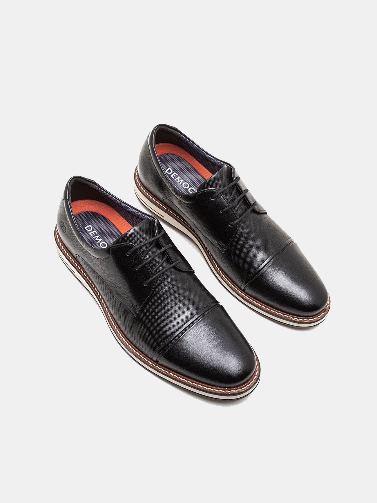 Democrata Men's Metropolitan Oliver Shoes #color_Black