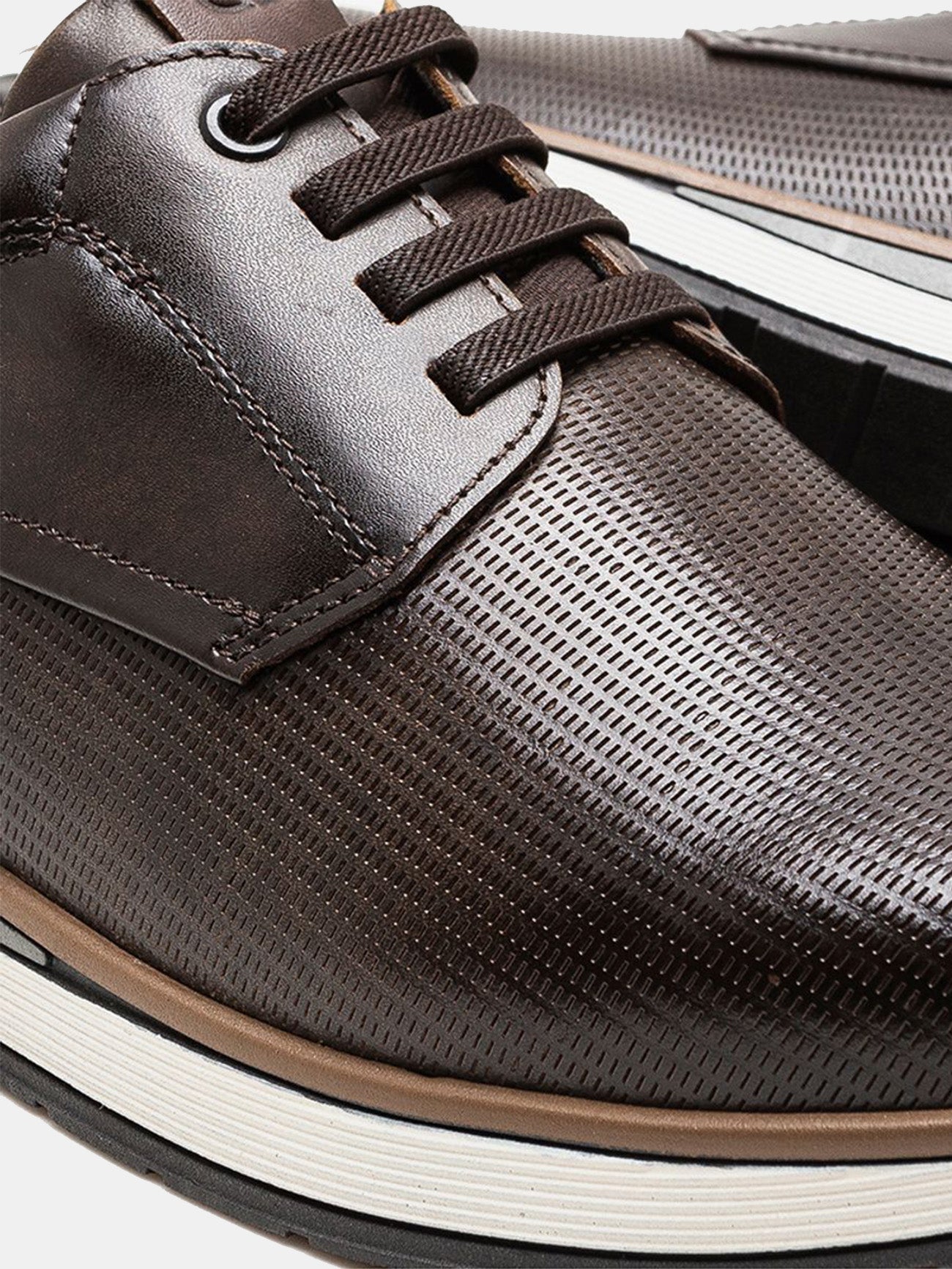Democrata Men's Grow Hi-Soft 32 Denim Shoes #color_brown