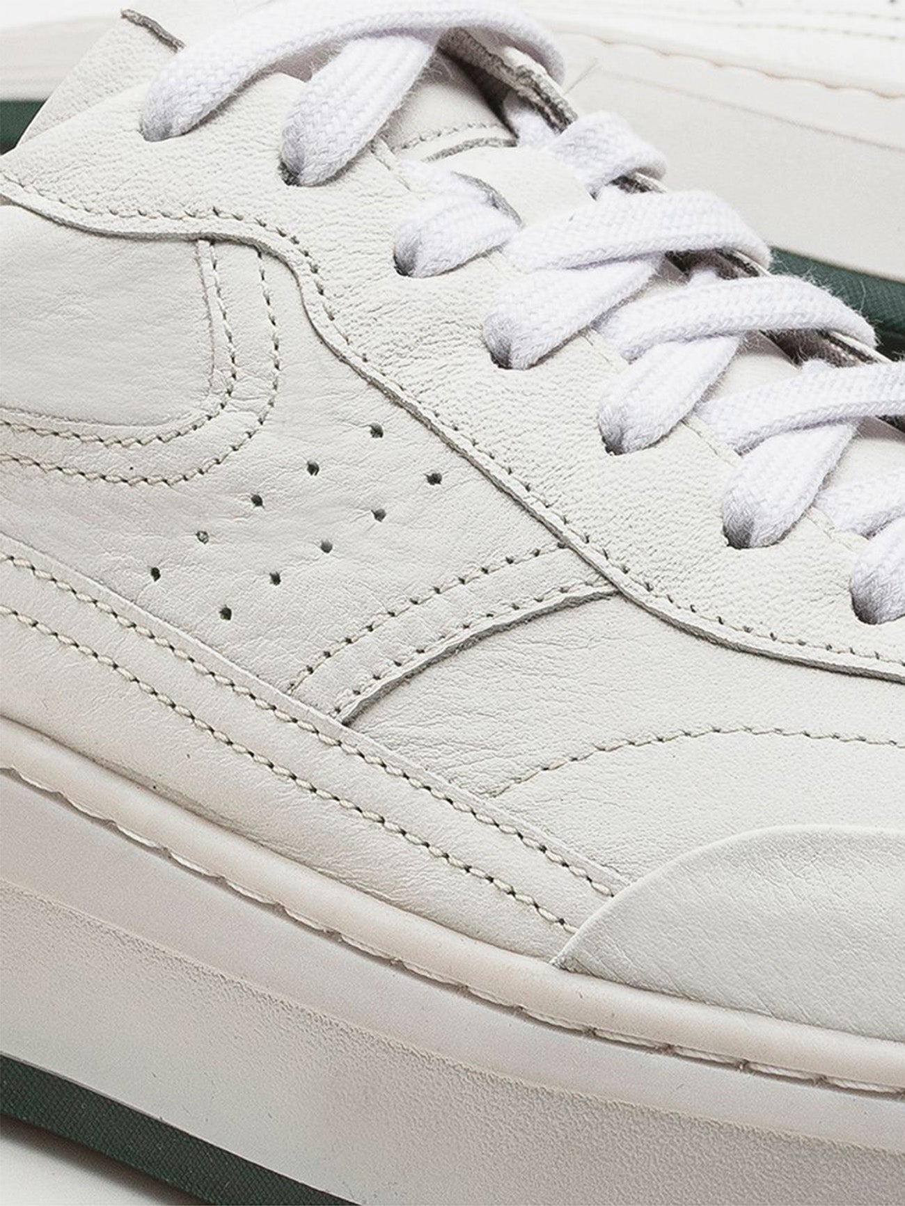 Democrata Men's John Denim Sneakers #color_white