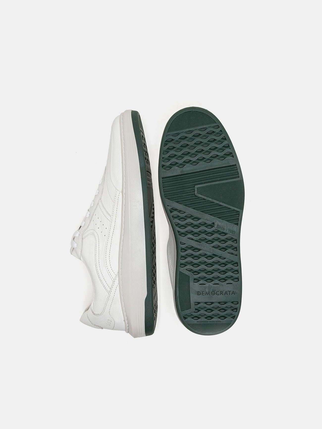 Democrata Men's John Denim Sneakers #color_white