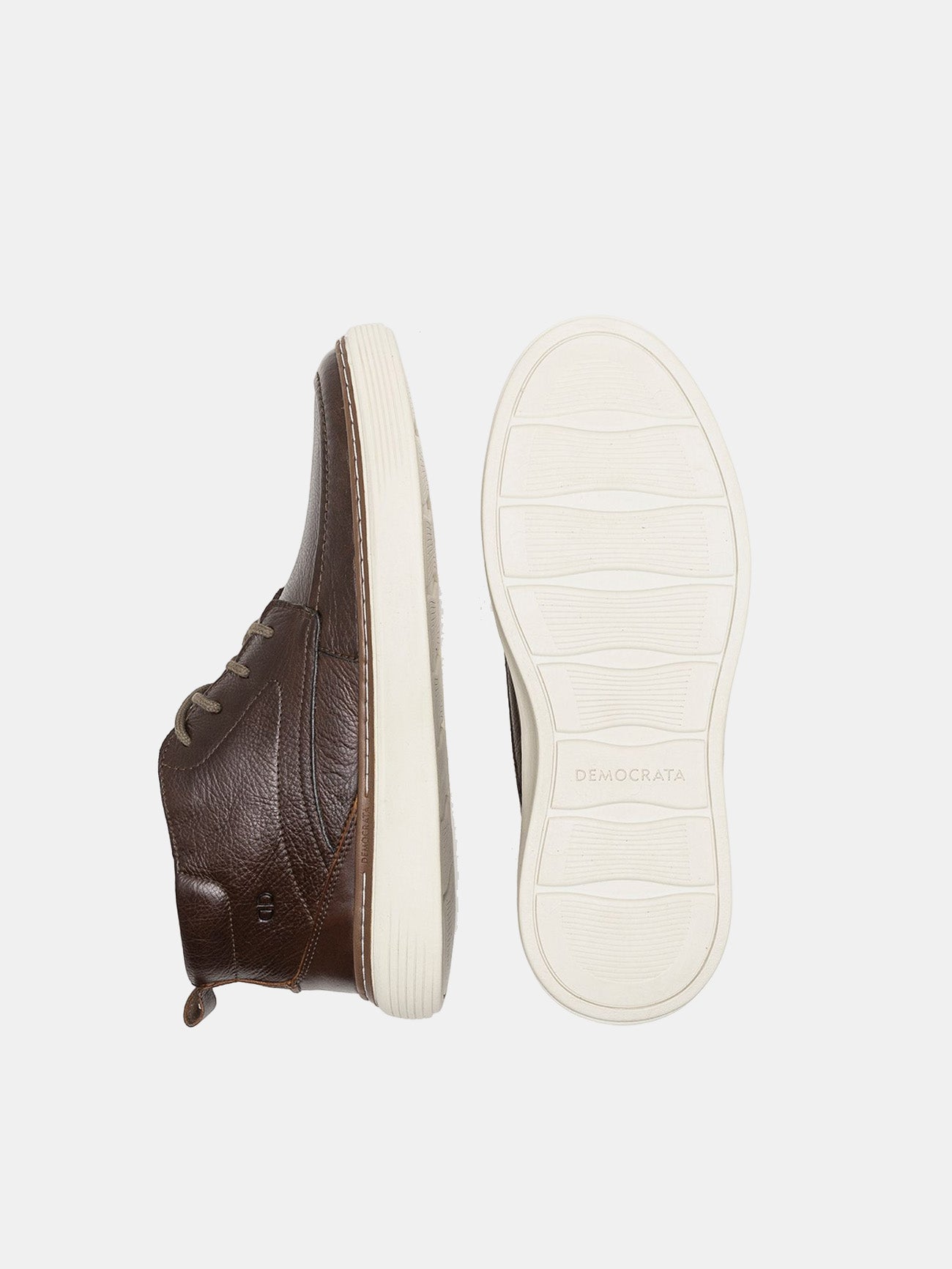 Democrata Men's Clash Denim Boots #color_Brown