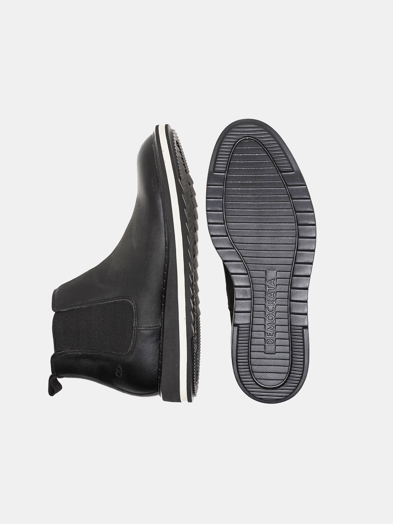 Democrata Men's Garage Trattore Boots #color_Black