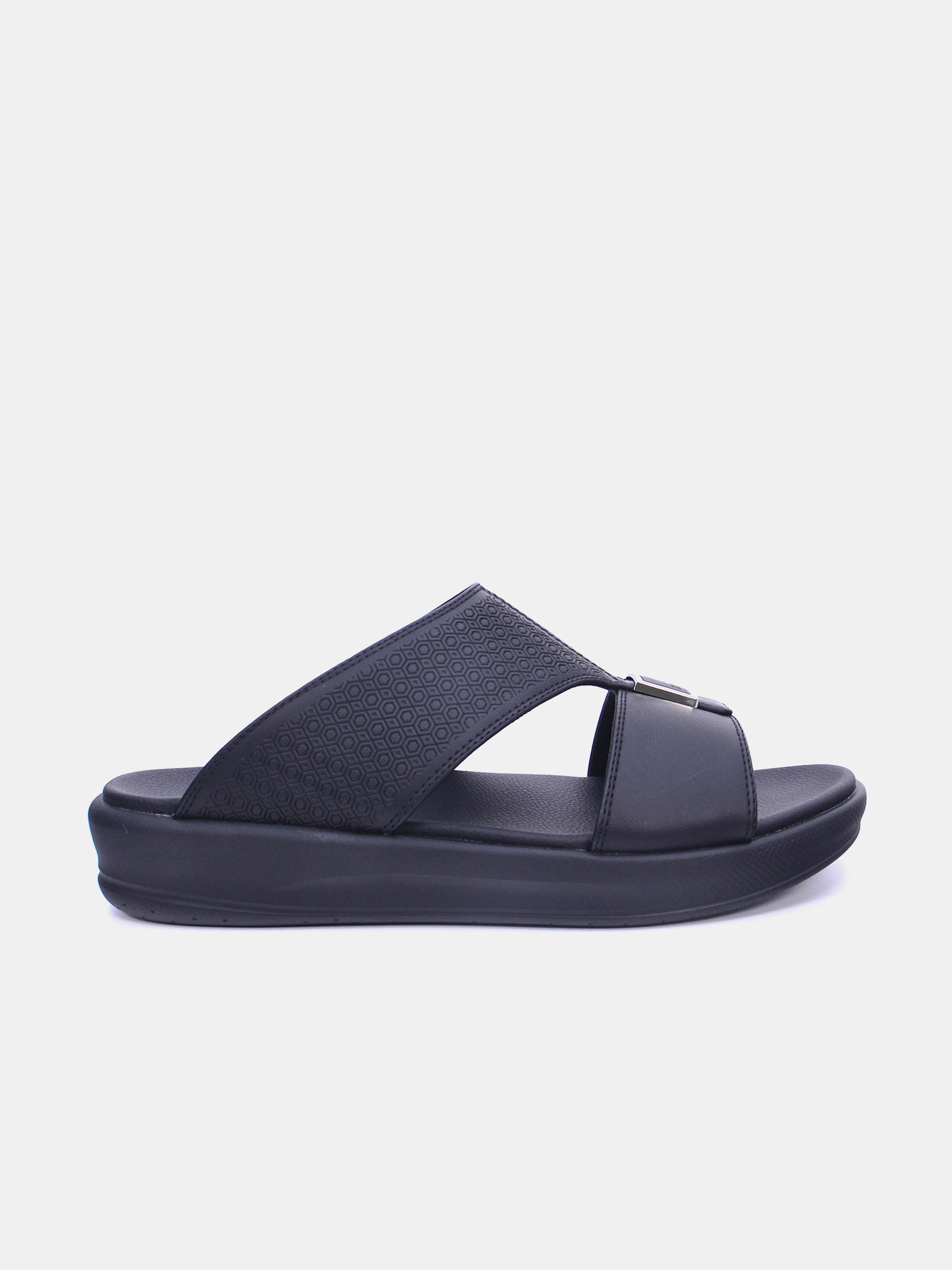 Barjeel Uno M 124 Men's Arabic Sandals #color_black