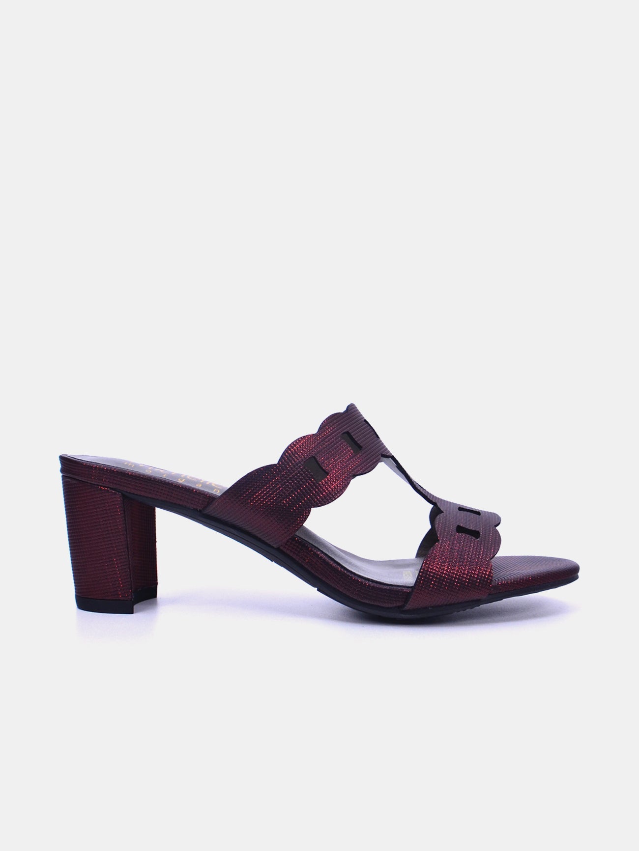 Michelle Morgan 314RJ198 Women's Heeled Sandals #color_Maroon