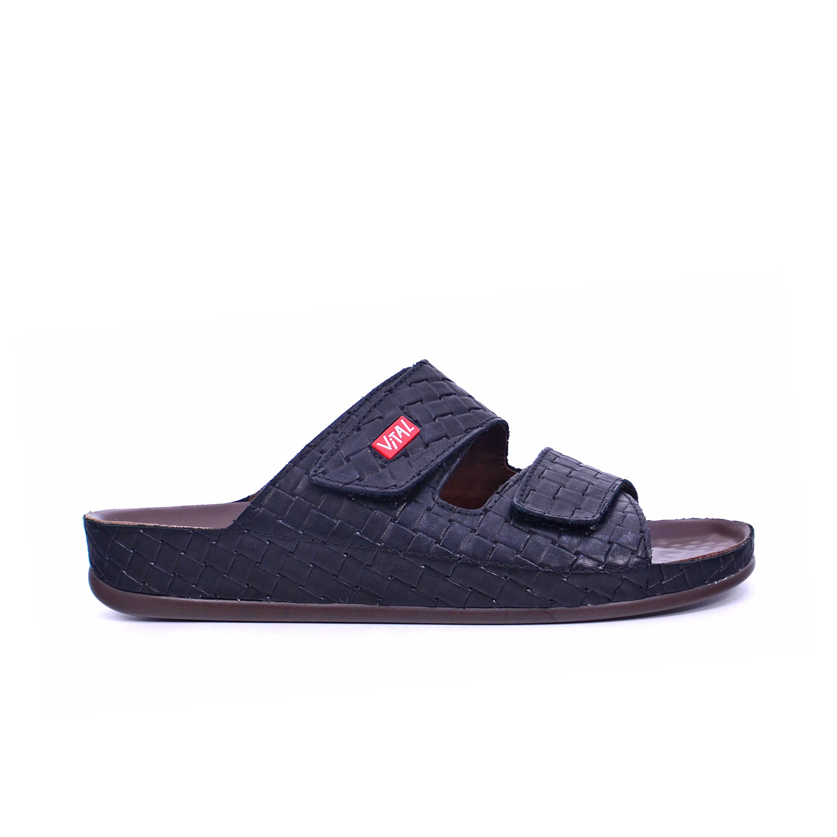 Vital Maxi Antik 0958B-445-99 Men's Sandals #color_Black