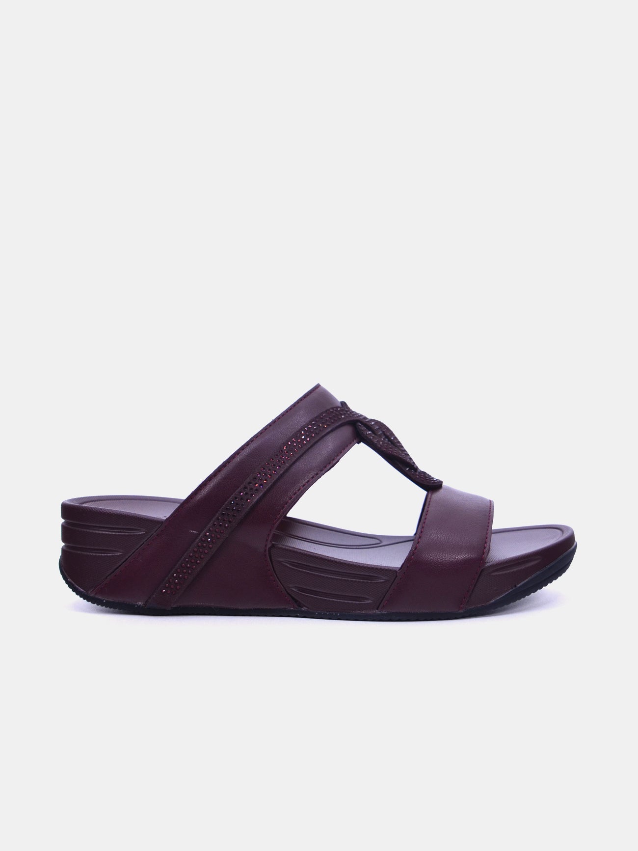 Michelle Morgan 214RJ913 Women's Casual Sandals #color_Maroon