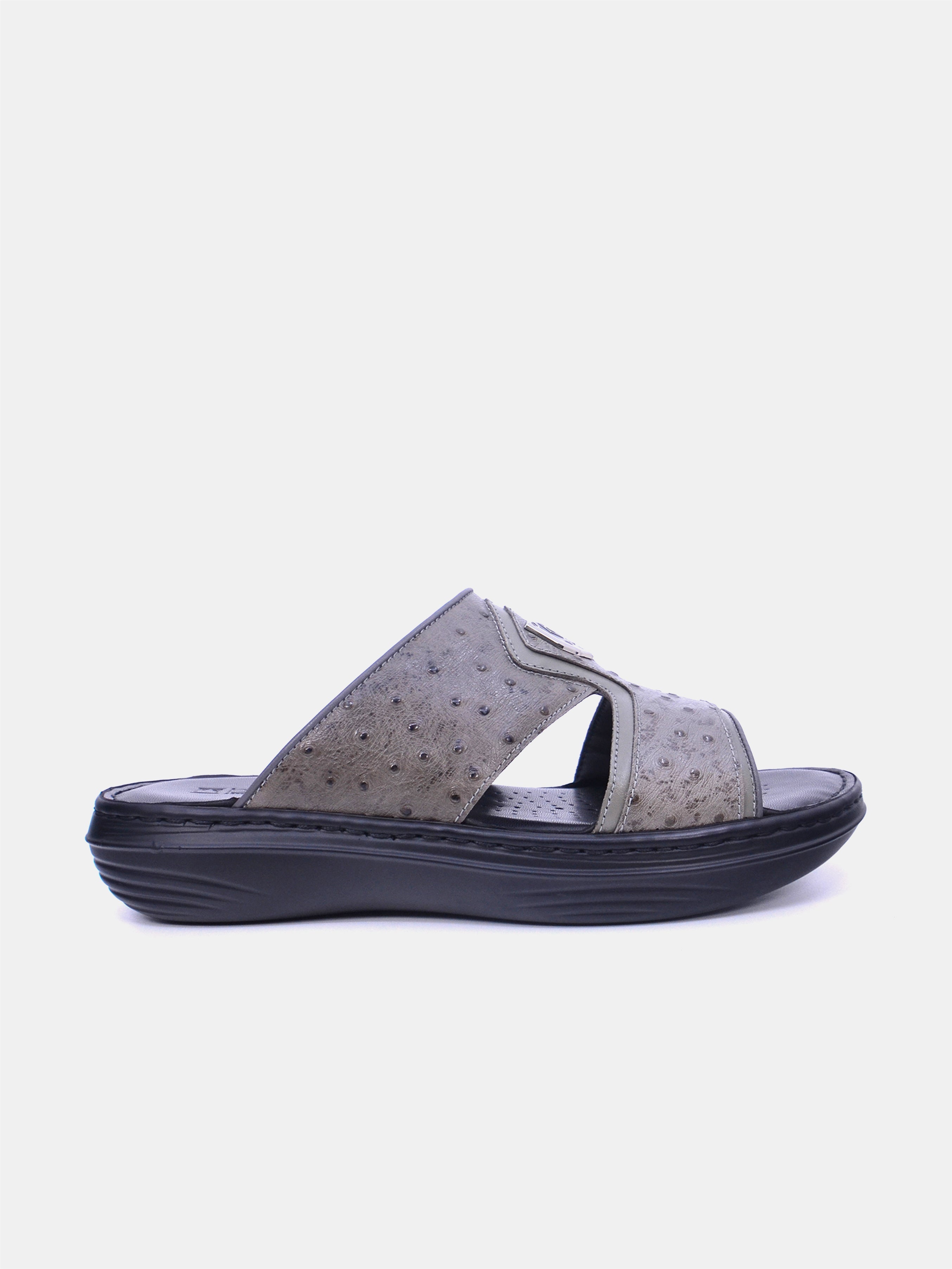 Barjeel Uno 21410-60 Men Arabic Sandals #color_Gray