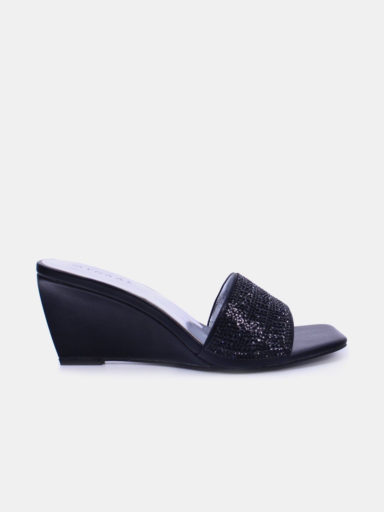 Mynaal Quivra Women's Wedge Sandals #color_Black