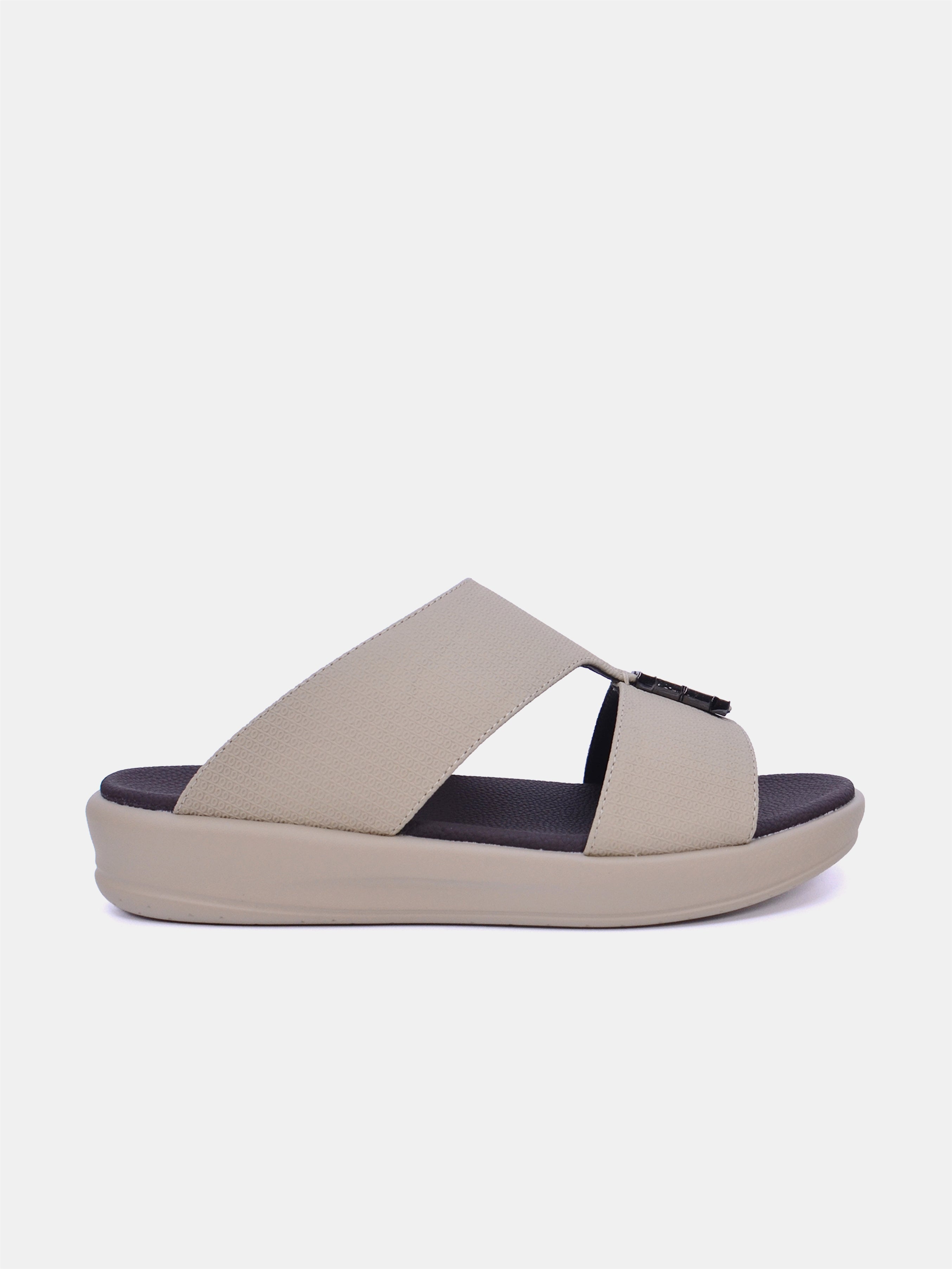 Barjeel Uno M 123 Men's Arabic Sandals #color_beige