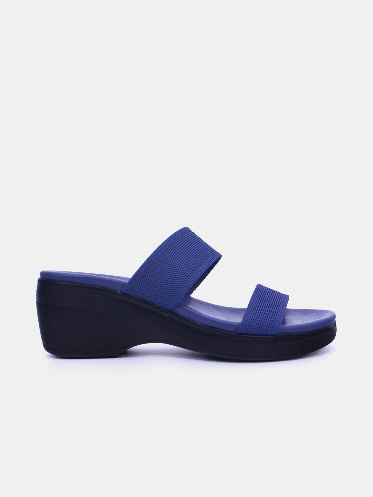 Mynaal Lucienne Women's Wedge Sandals #color_Navy