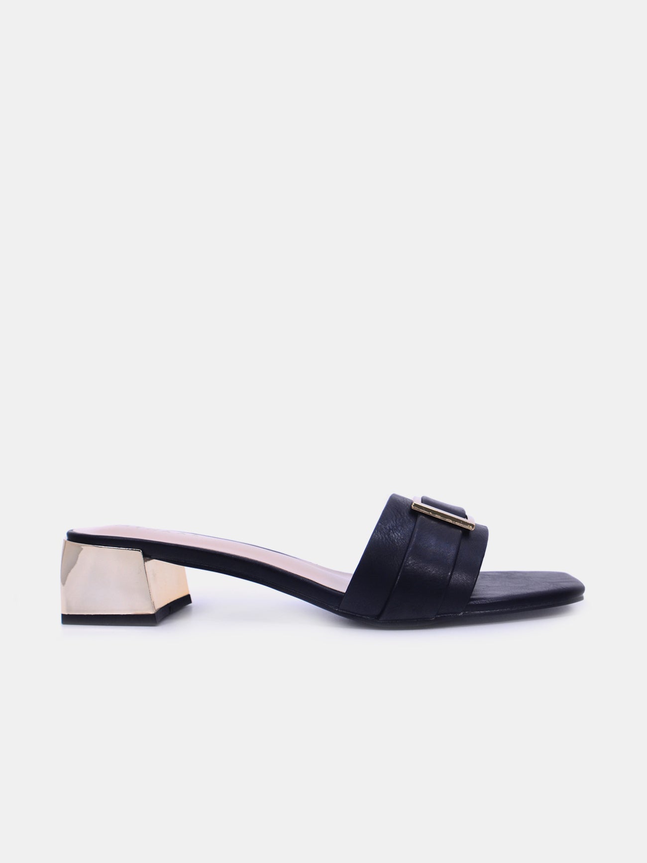 Mynaal Serix Women's Block Heel Sandals #color_Black