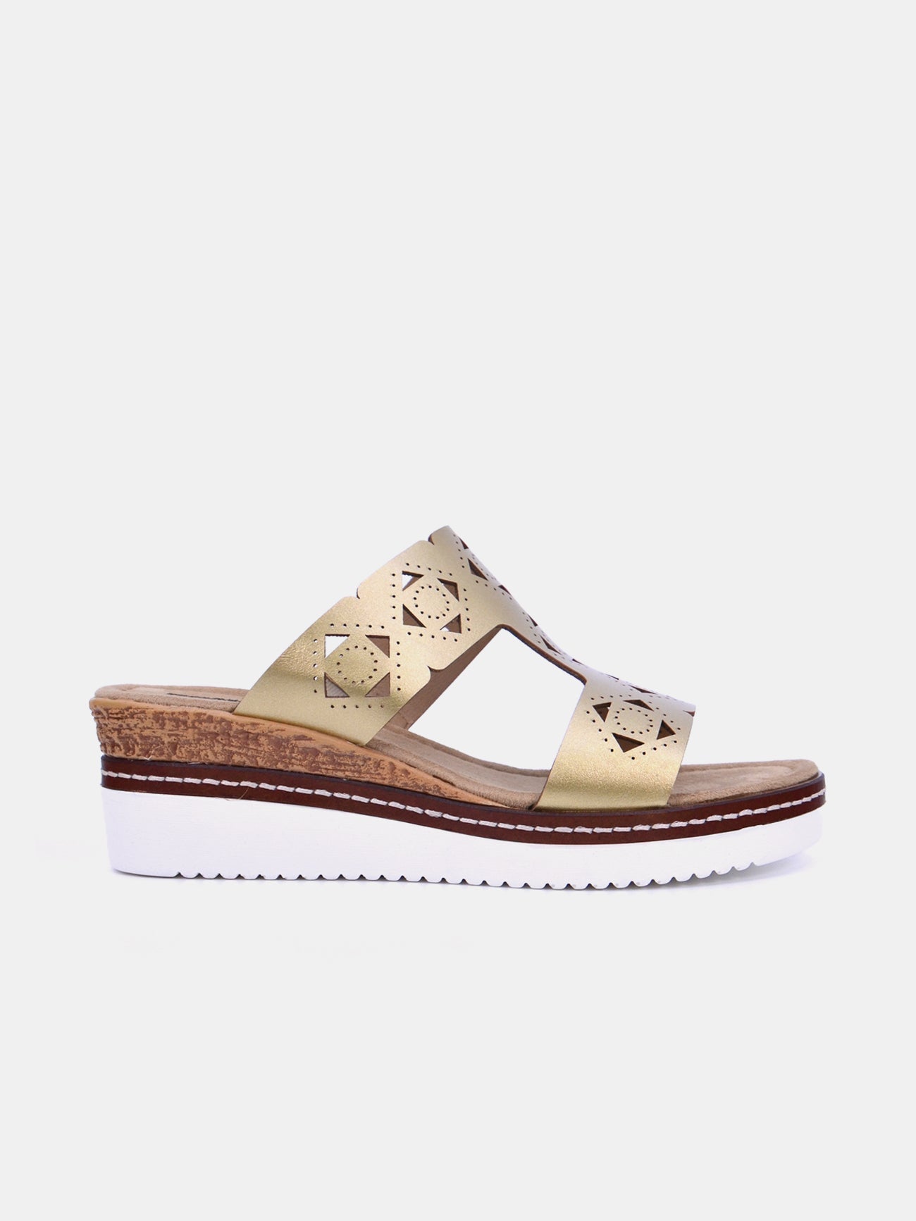 Romika 91403-AR653 Wedge Sandals #color_Gold