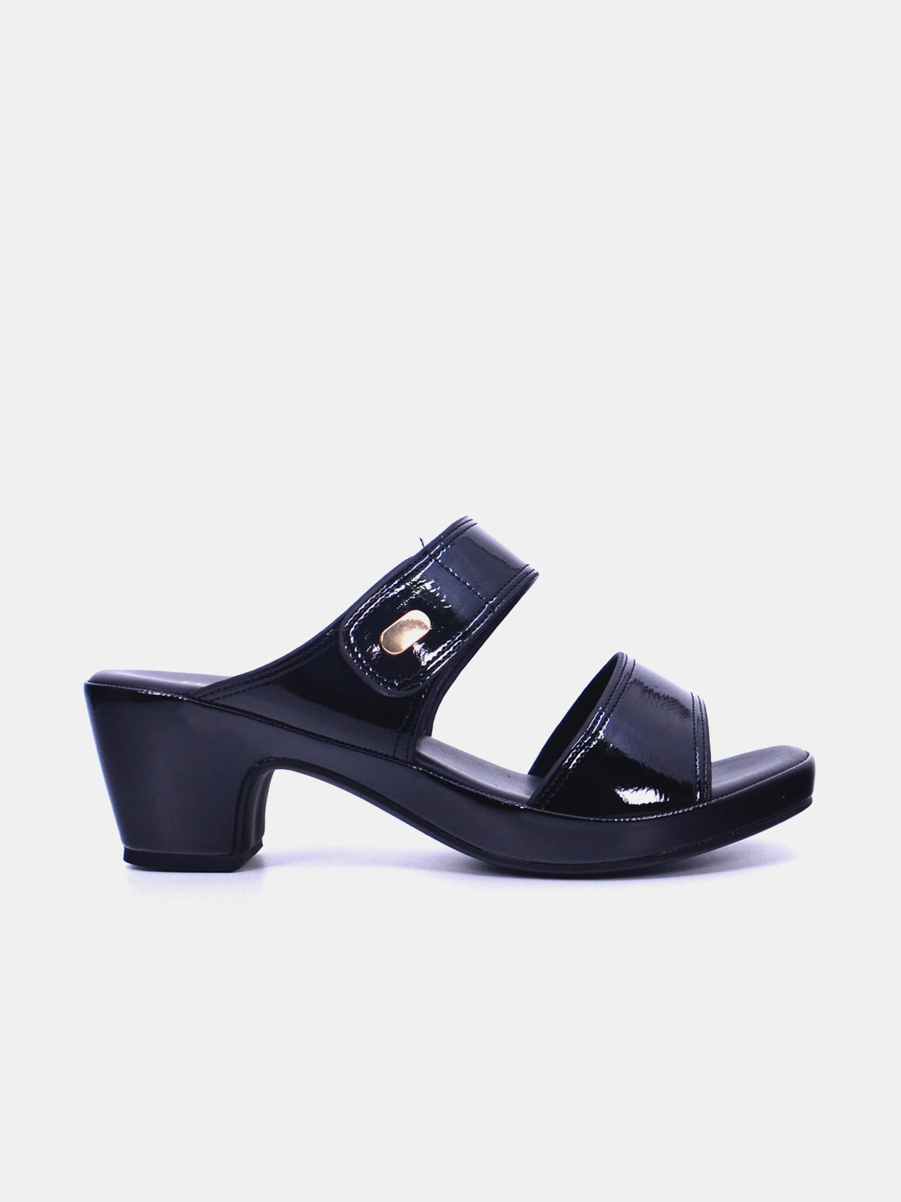 Michelle Morgan 114ZD121 Women's Heeled Sandals #color_Black
