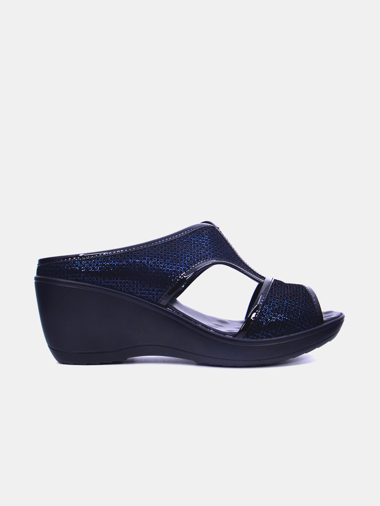 Michelle Morgan 20926-9 Women's Wedge Sandals #color_Blue