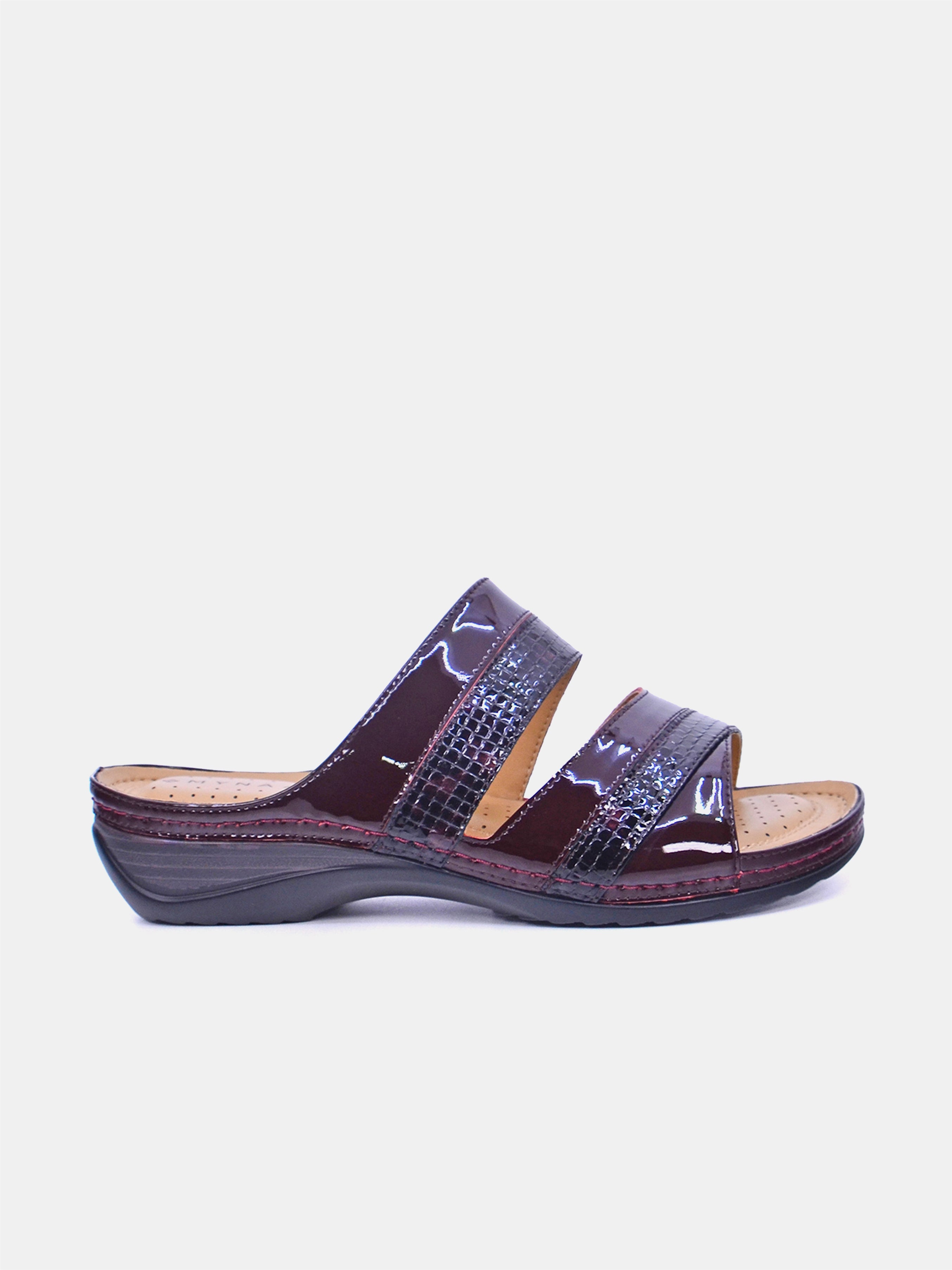 Mynaal Wissal Women's Sandals #color_maroon