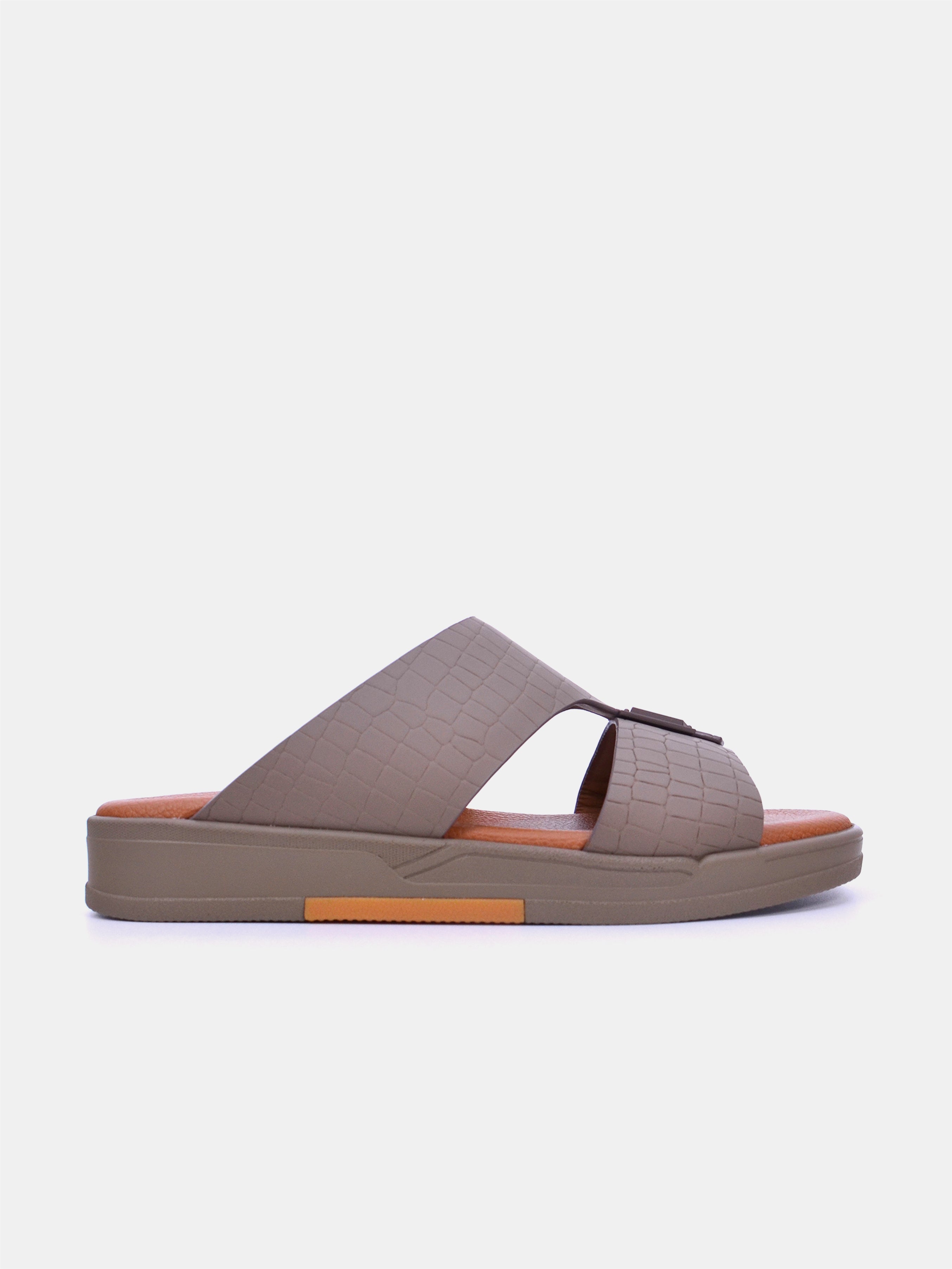 Barjeel Uno TAM Sole MSA-128 Men's Arabic Sandals #color_beige