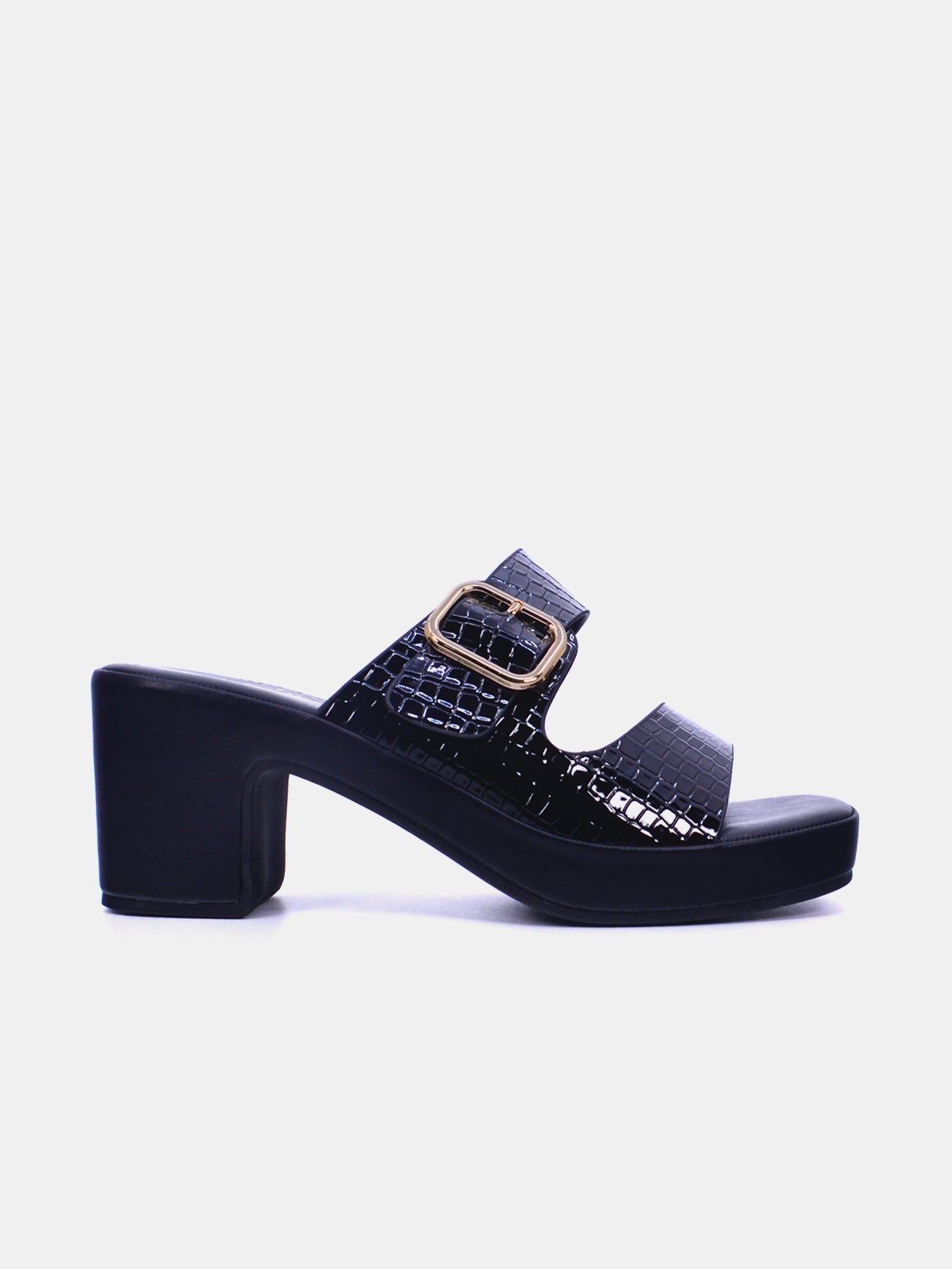 Michelle Morgan 314ZD238 Women's Heeled Sandals #color_Black