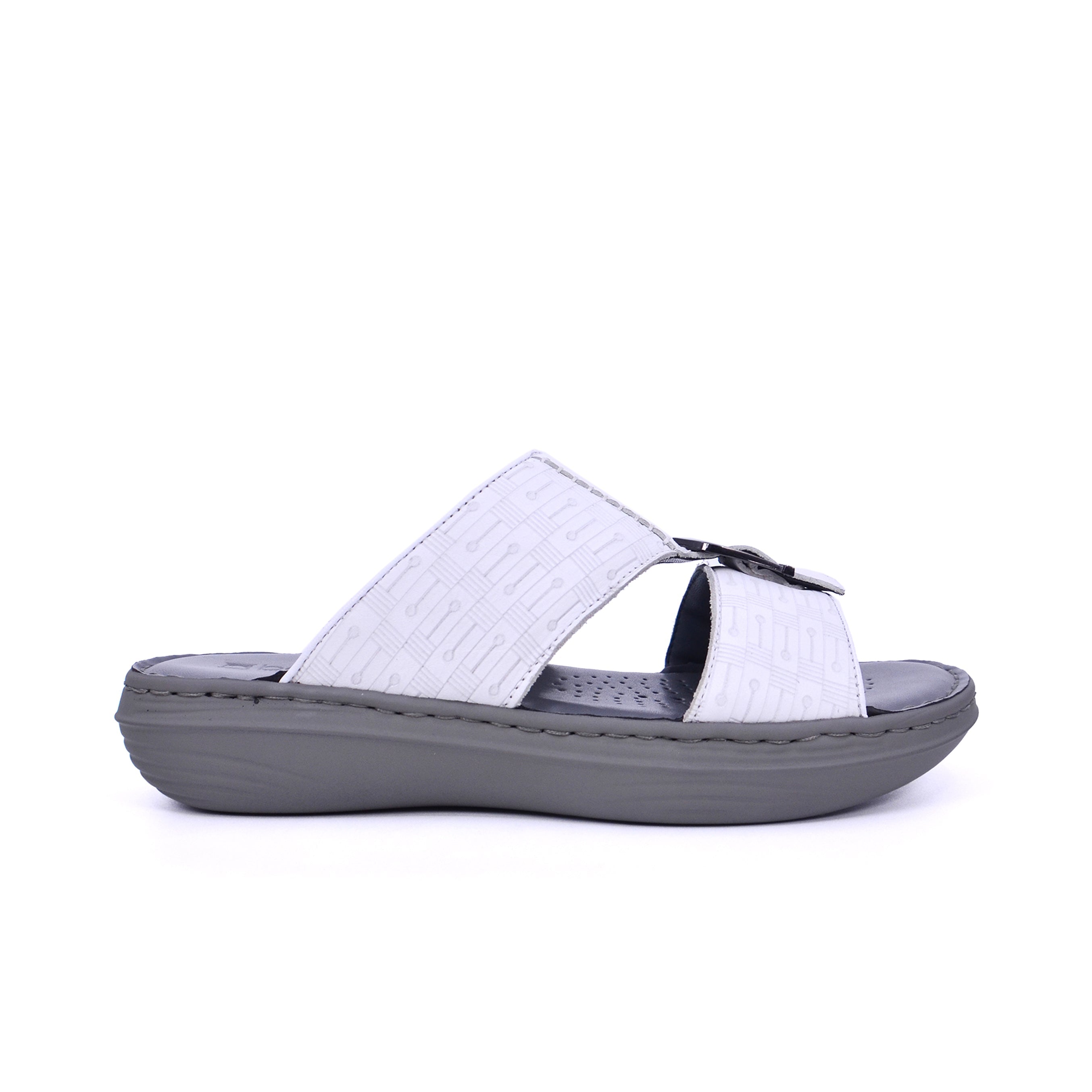 Barjeel Uno 21410-11 Men's Arabic Sandals #color_White