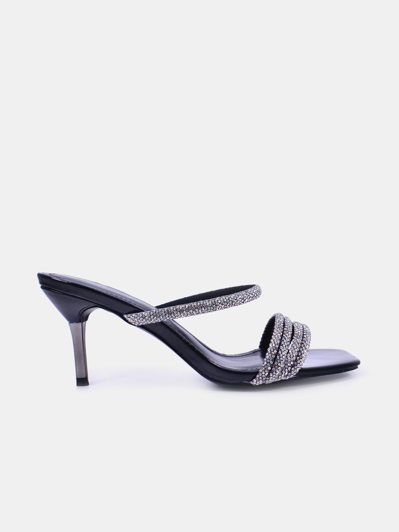 Mynaal Seralis Women's Pencil Heel Sandals #color_Black