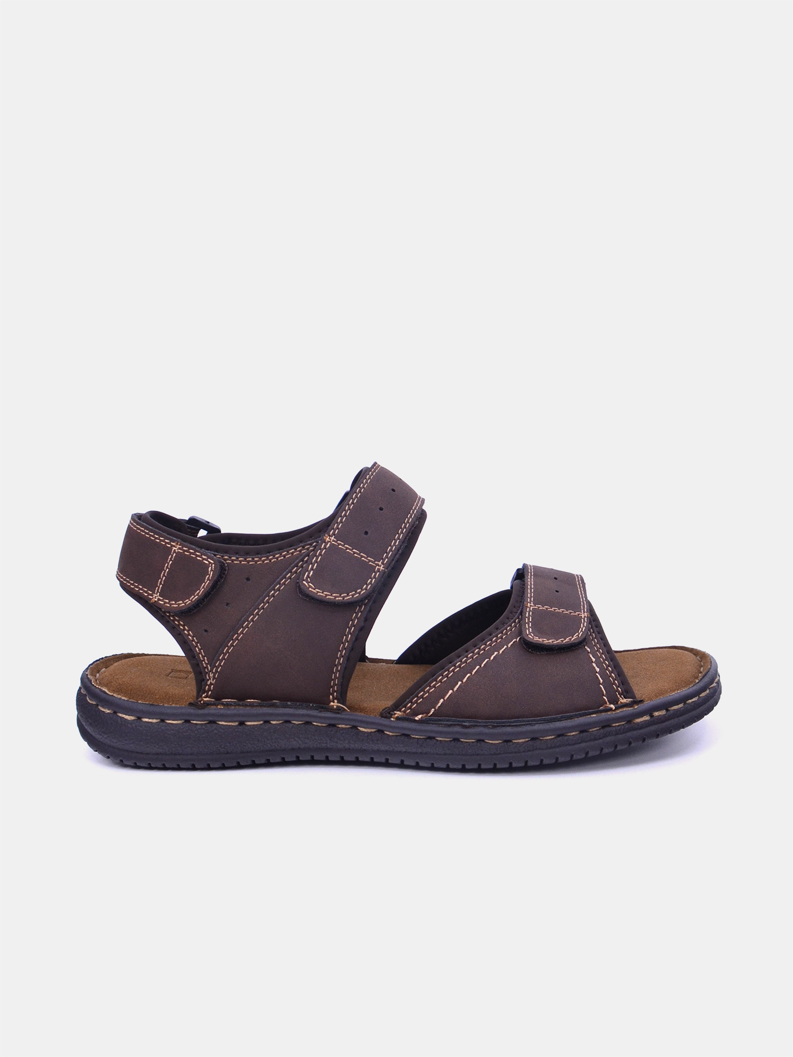 Barjeel Uno 0778-1 Men Casual Sandals #color_Brown