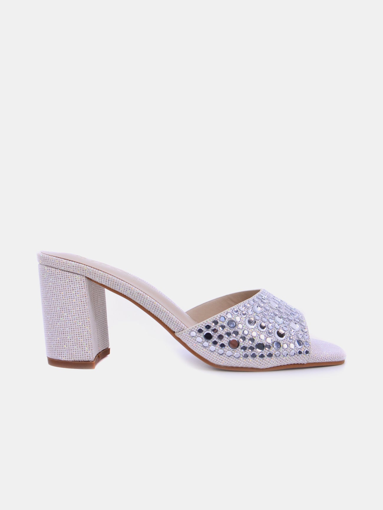 Mynaal Elixo Women's Block Heel Sandals #color_Beige