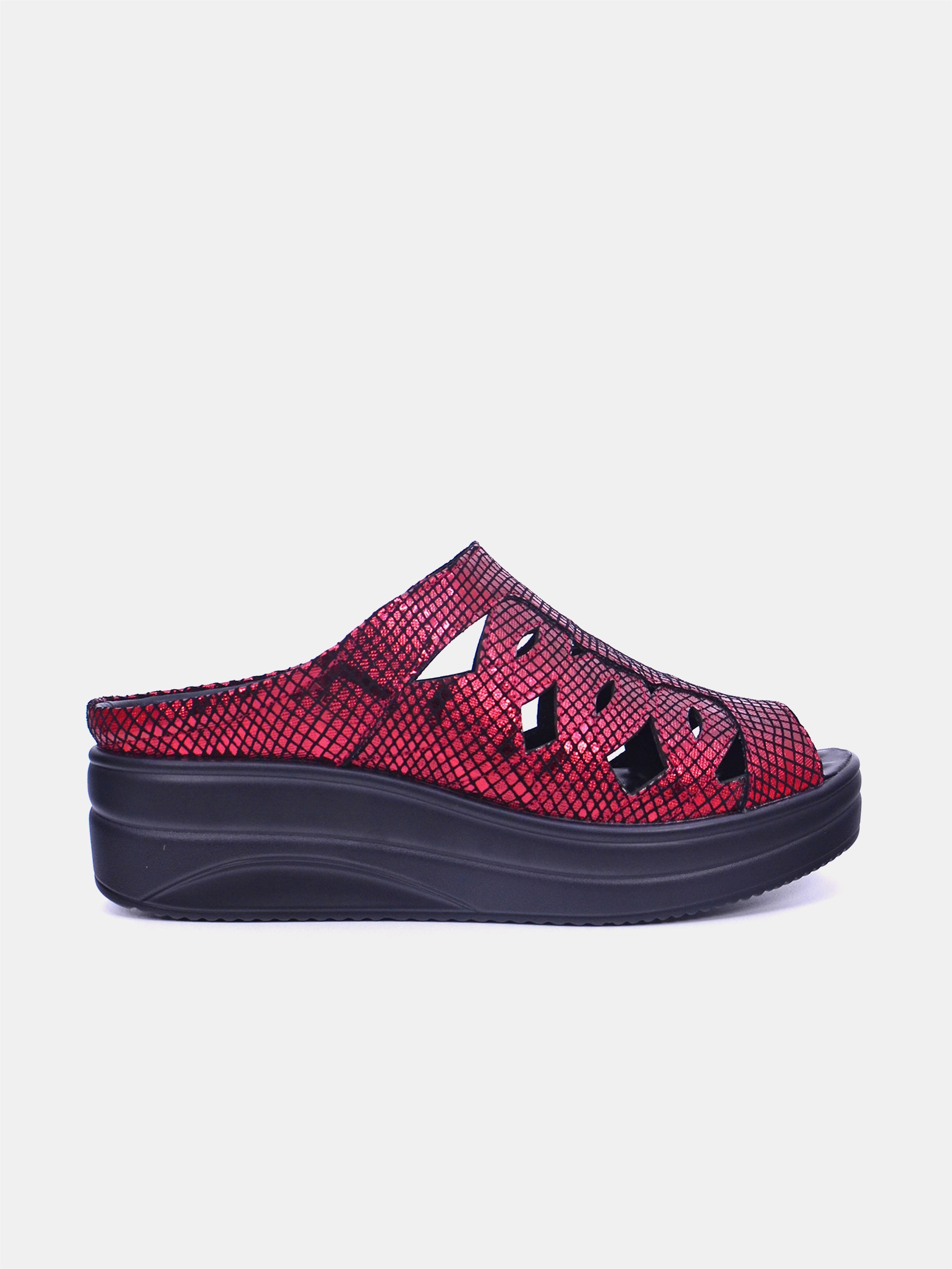 Mynaal Qareen Women's Sandals #color_maroon