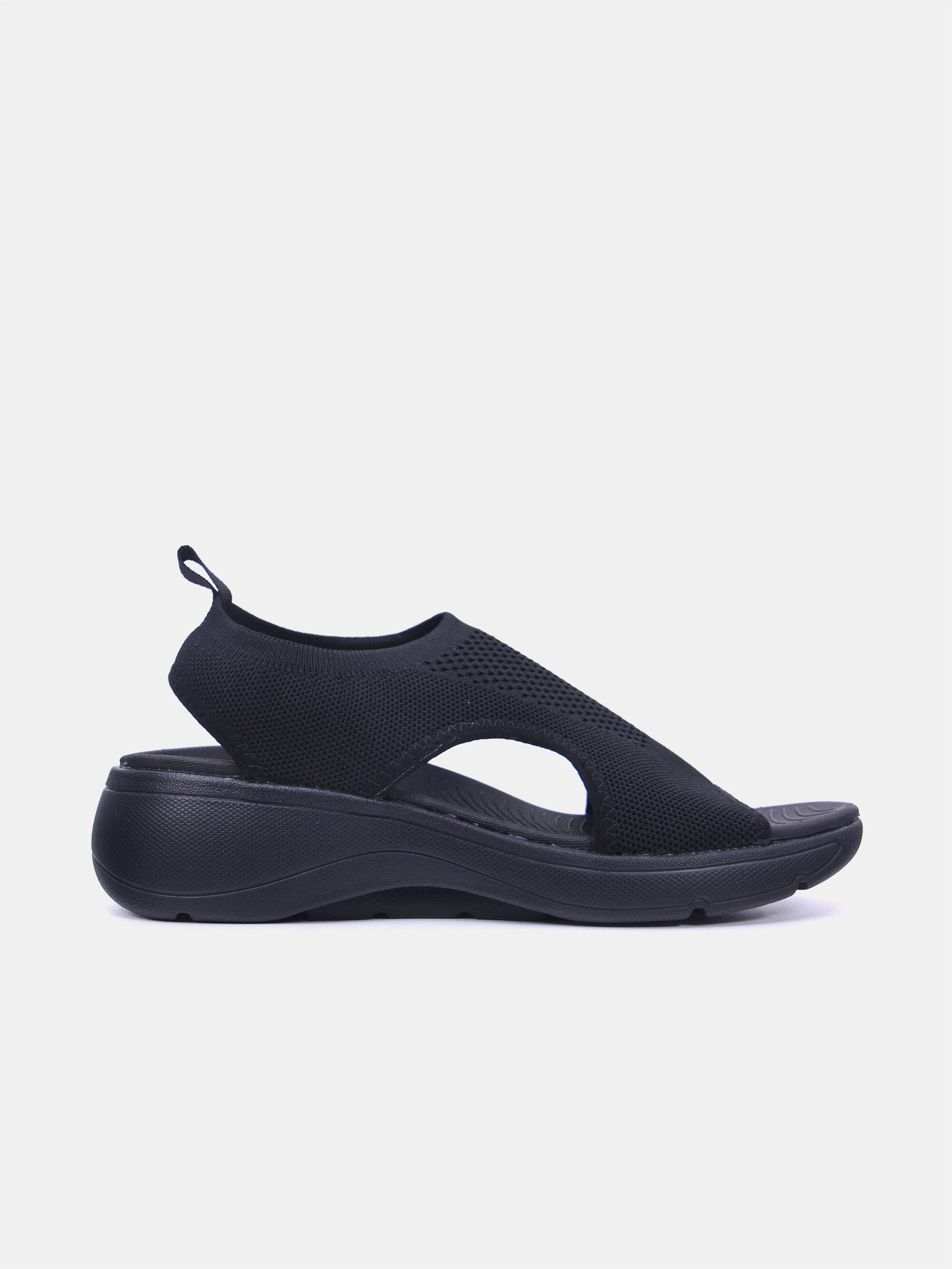 Michelle Morgan 214RJ536 Women's Casual Sandals #color_Black