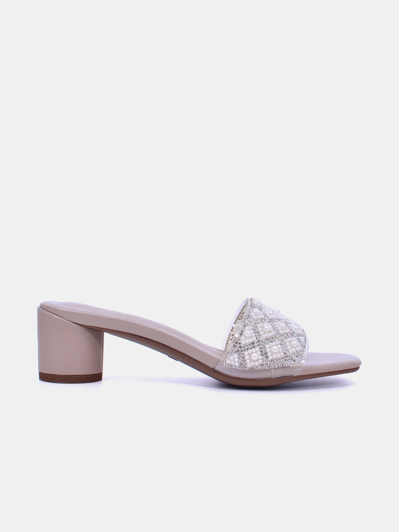 Michelle Morgan 214JH501 Women's Heeled Sandals #color_White