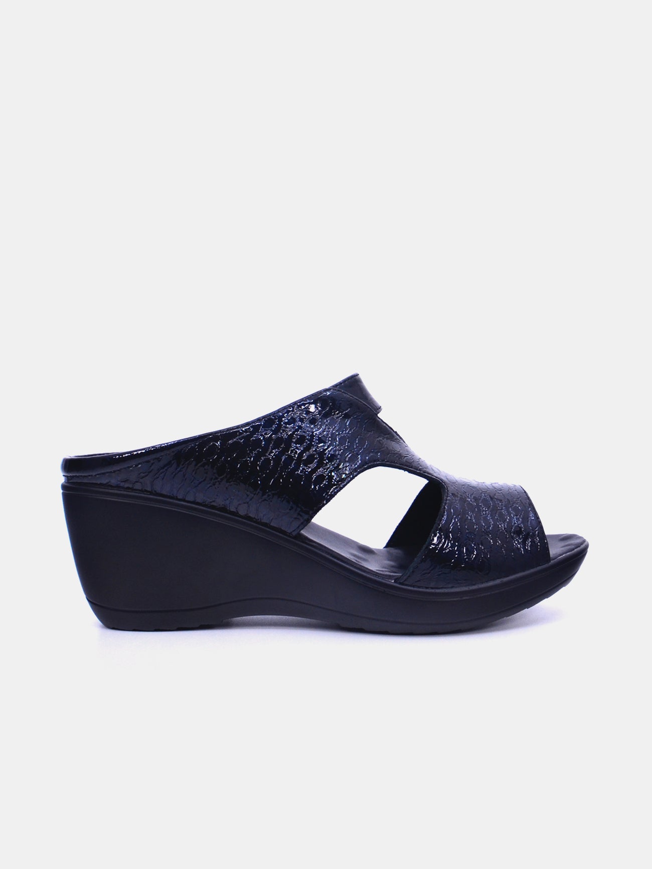 Michelle Morgan 20926-10 Women's Wedge Sandals #color_Blue