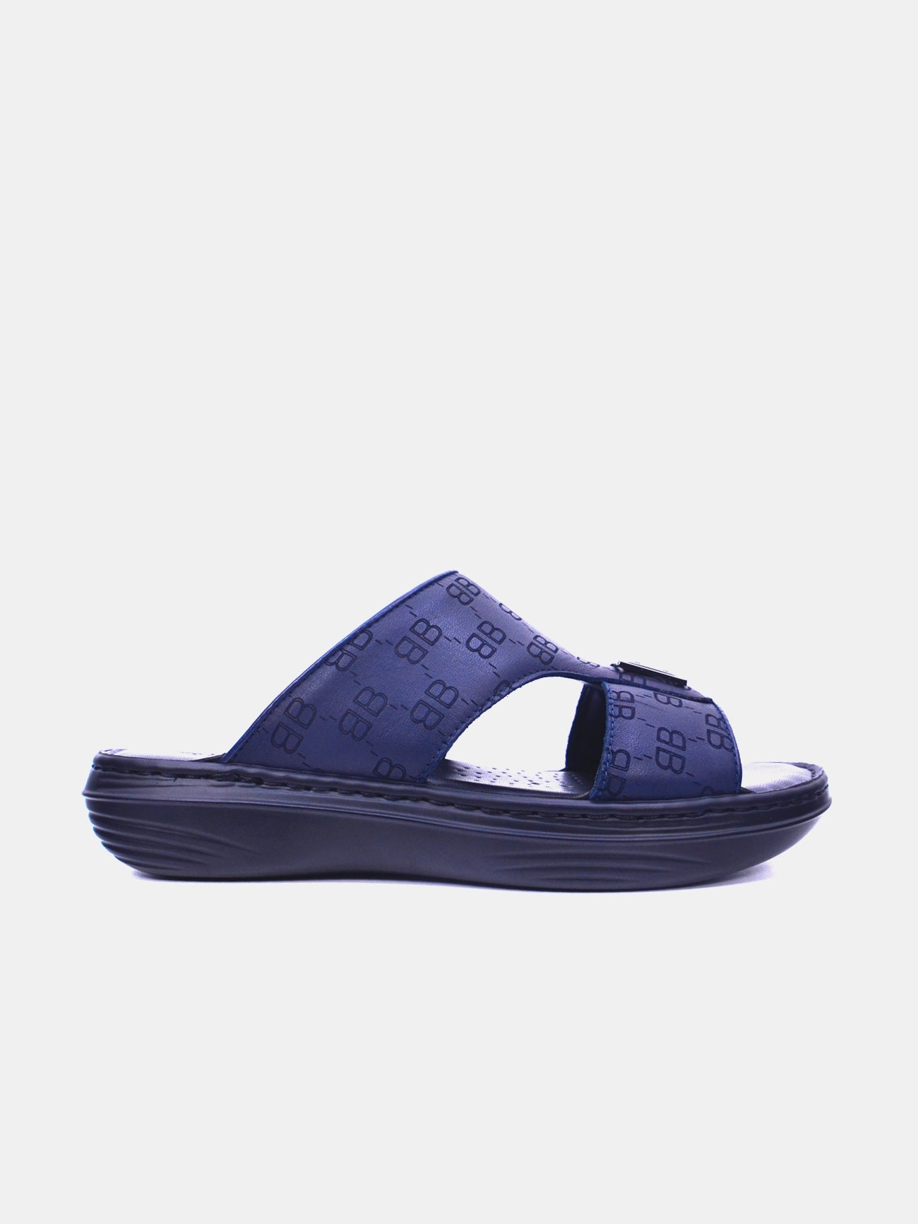 Barjeel Uno 21410-13 Men's Arabic Sandals #color_Navy