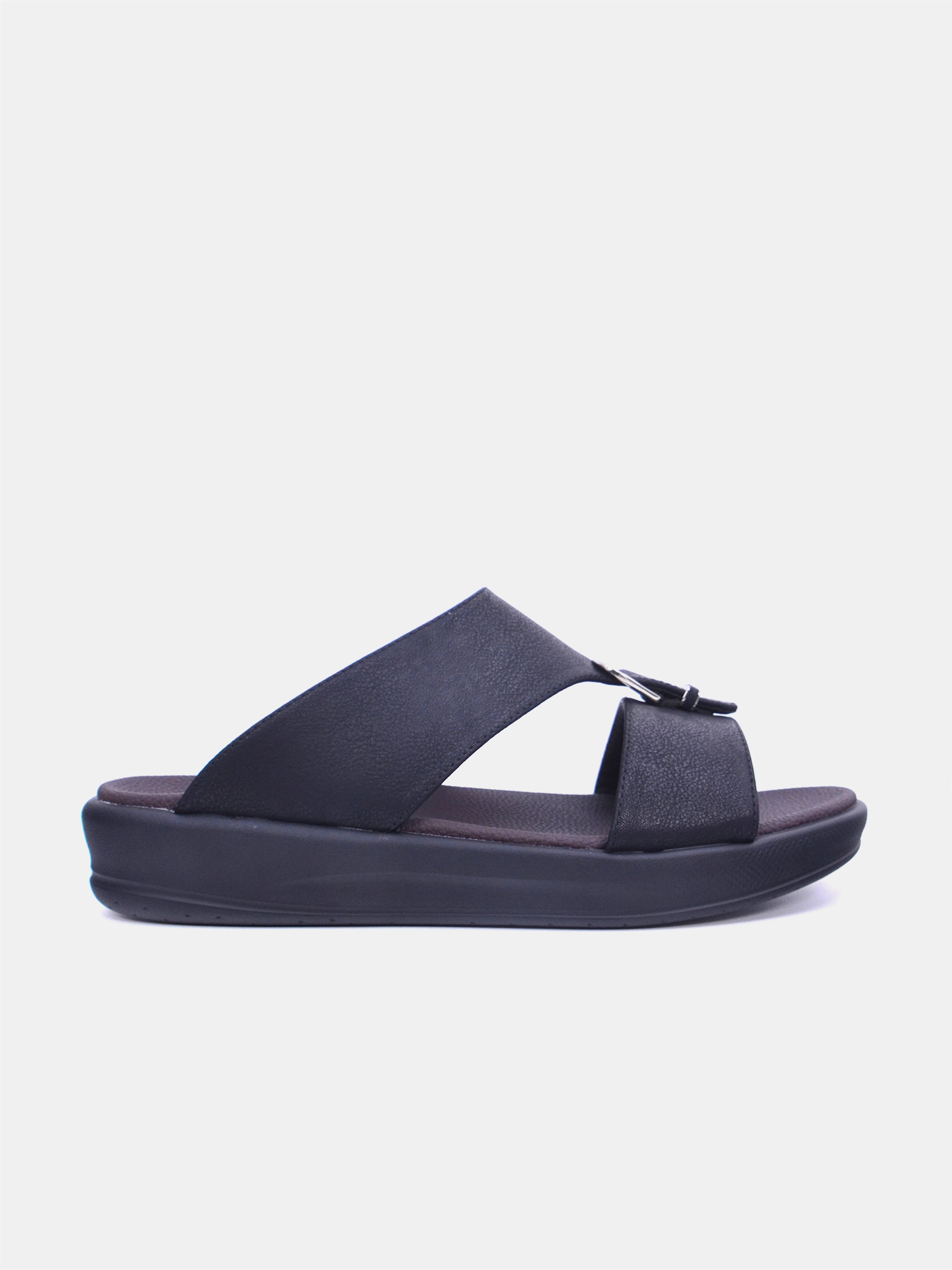Barjeel Uno M 122A Men's Arabic Sandals #color_black