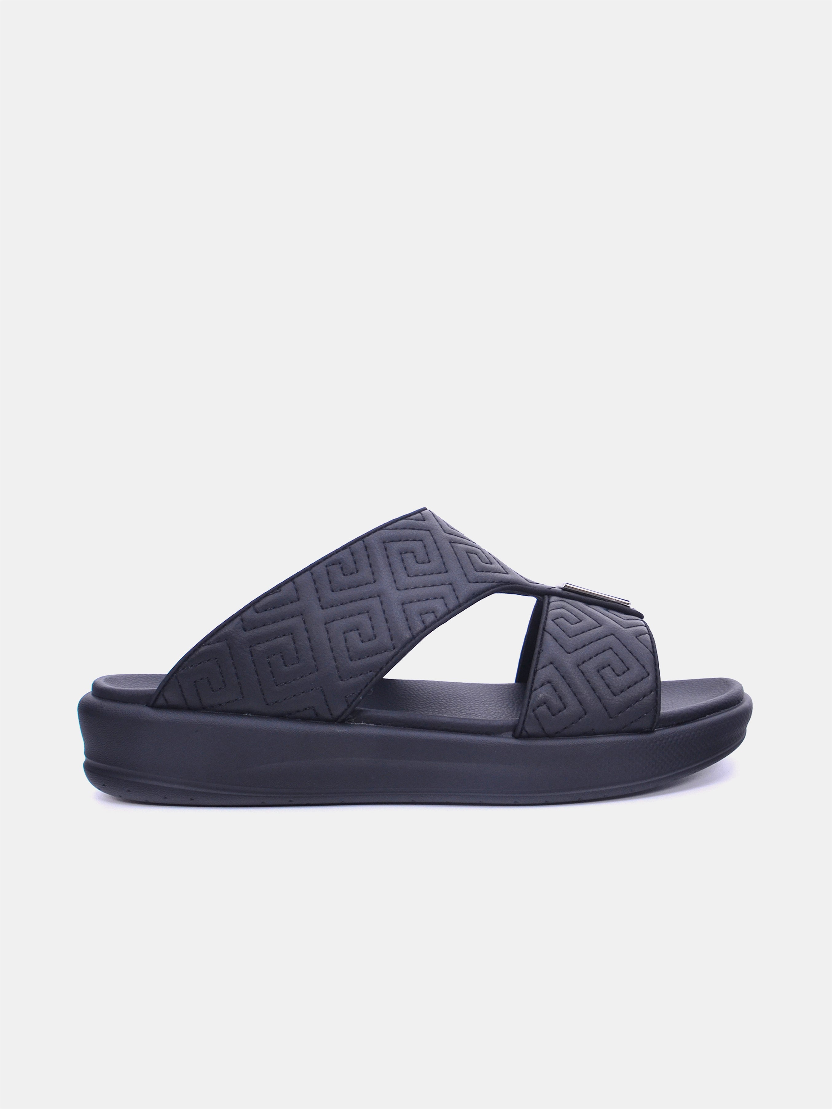Barjeel Uno M 121 Men's Arabic Sandals #color_black