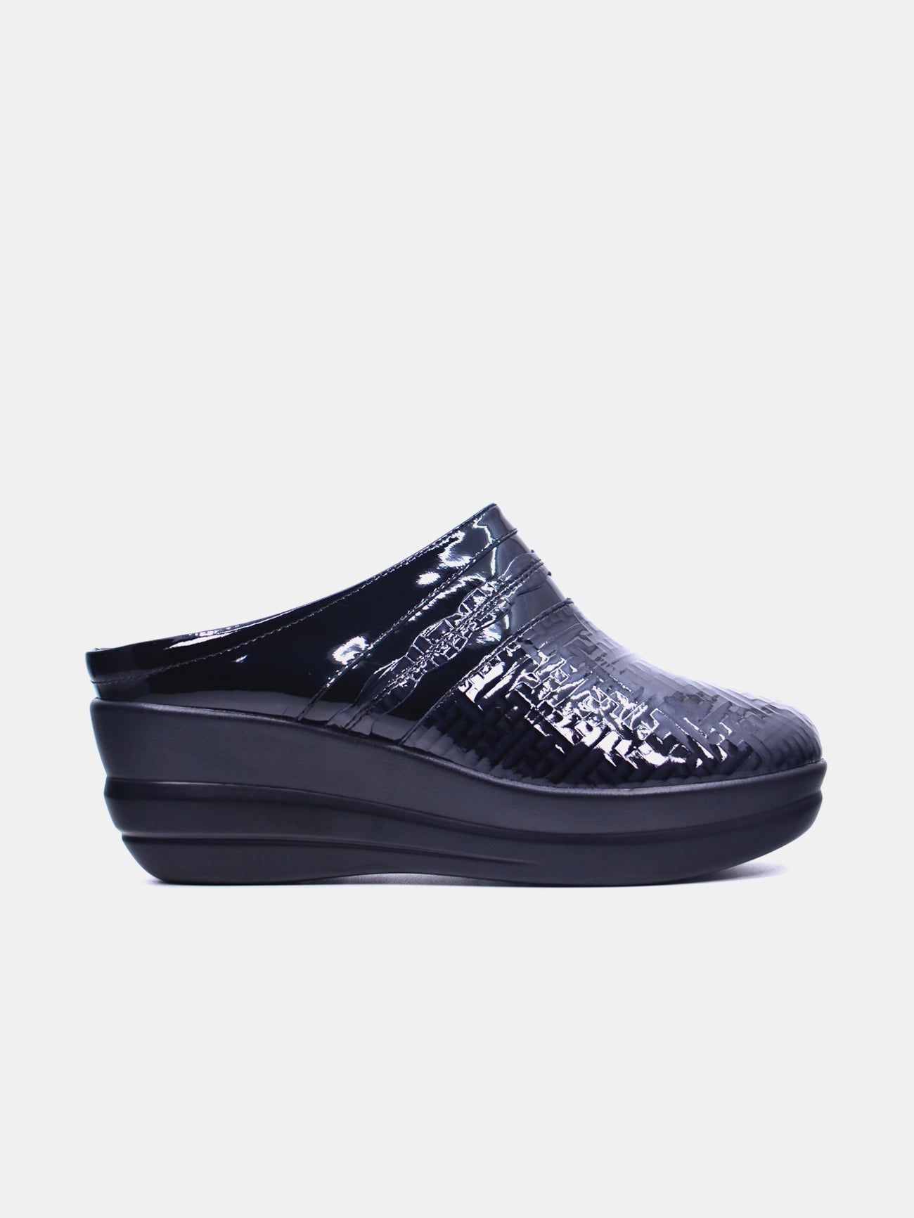 Michelle Morgan 19009-226 Women's Slip On Sandals #color_Black