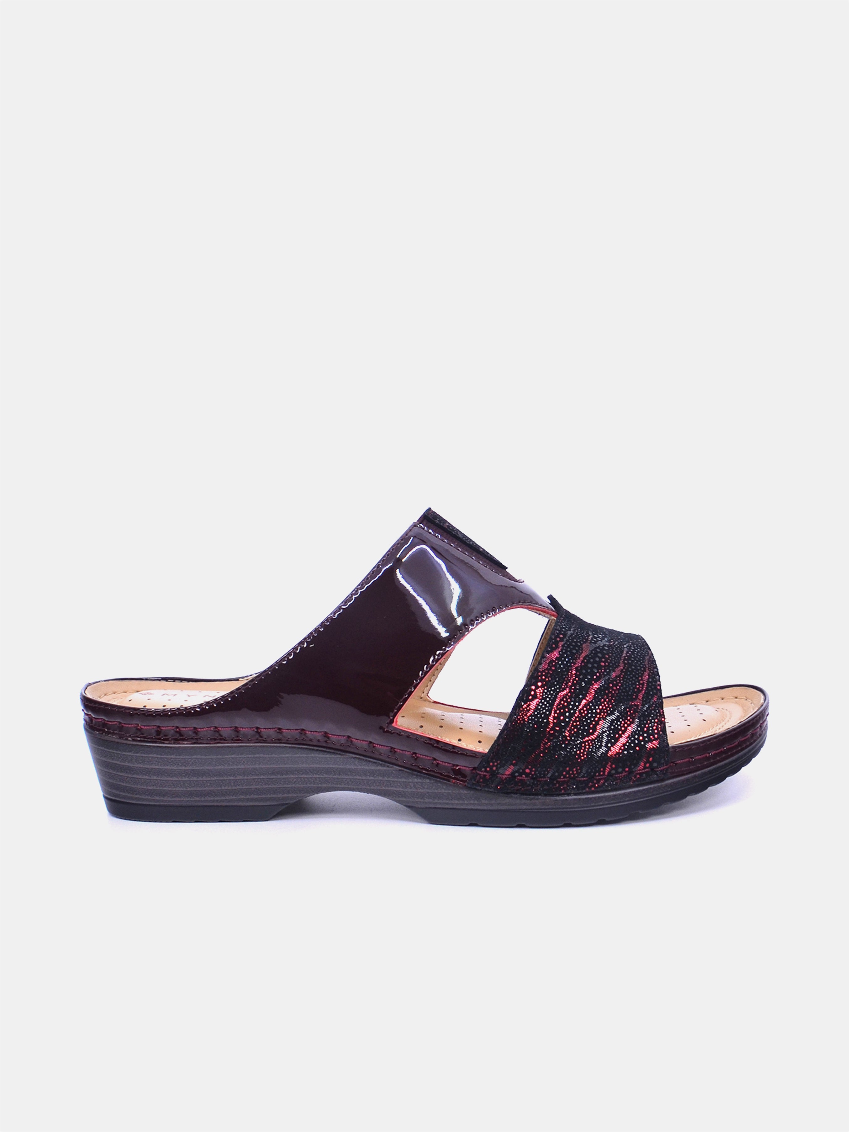 Mynaal Fariah Women's Sandals #color_maroon