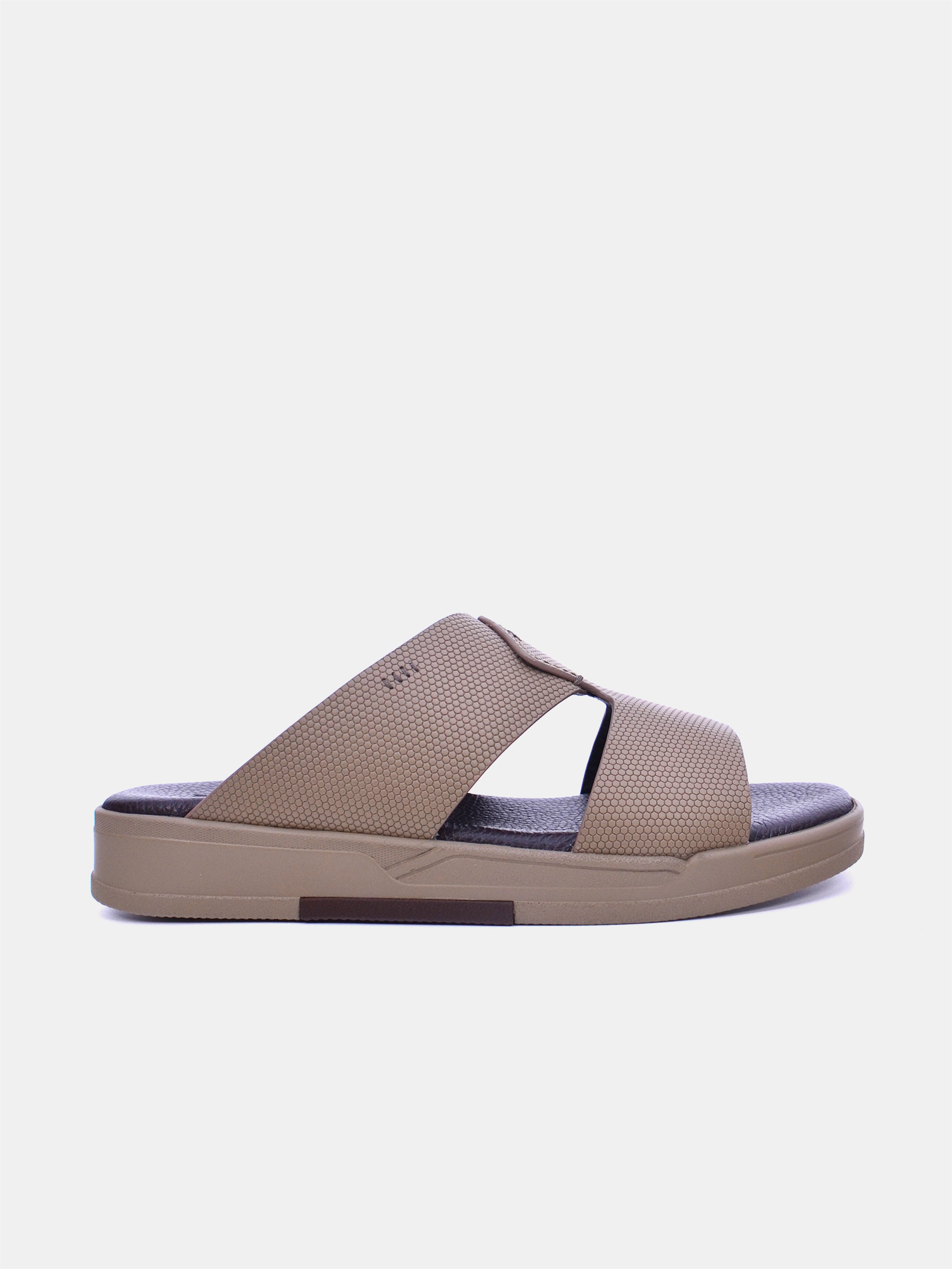 Barjeel Uno MSA134 Men Arabic Sandals #color_Beige