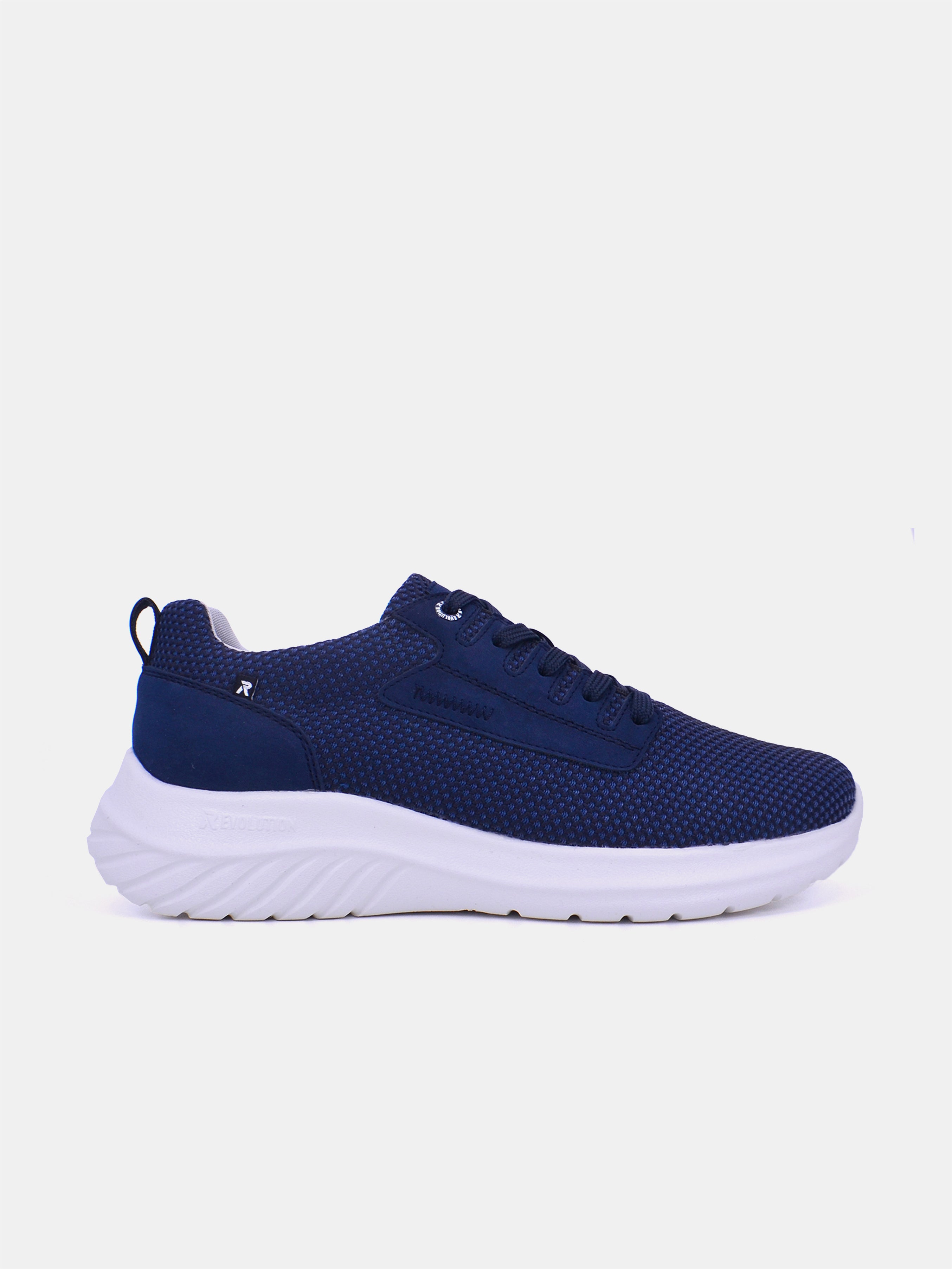Rieker U0503 Men Casual Trainers #color_Blue