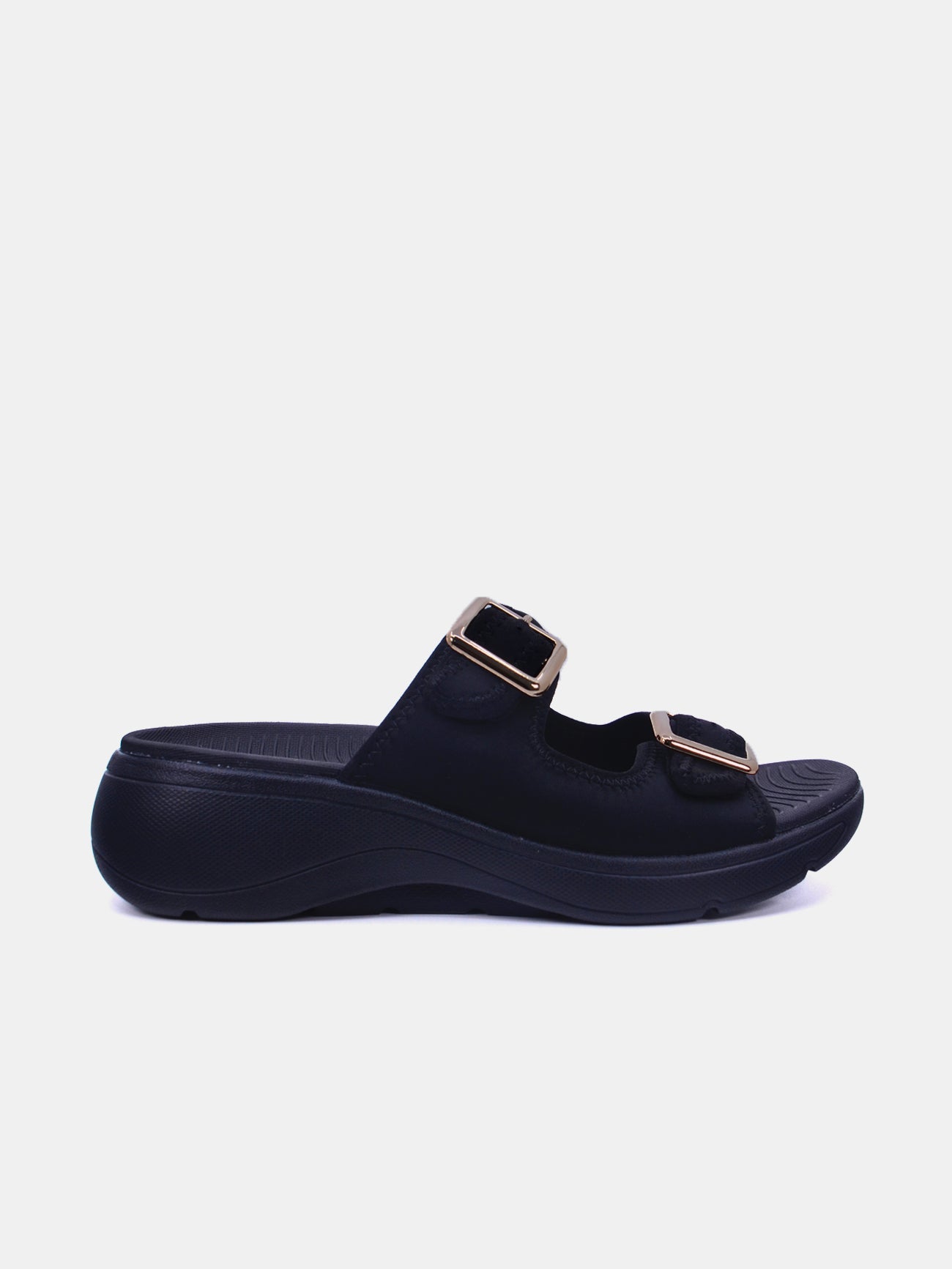 Michelle Morgan 214RJ533 Women's Casual Sandals #color_Black