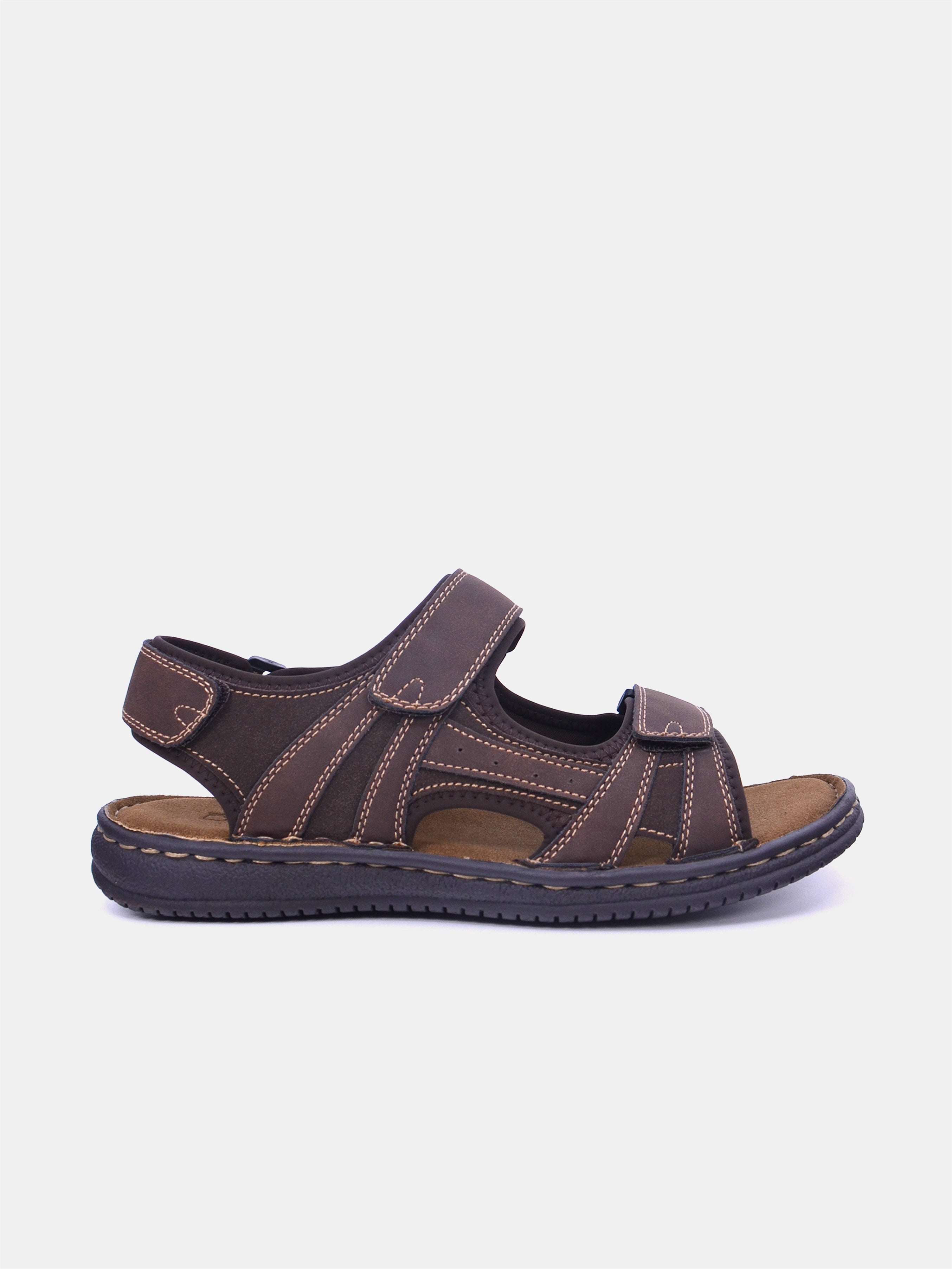 Barjeel Uno 0778-2 Men Casual Sandals #color_Brown