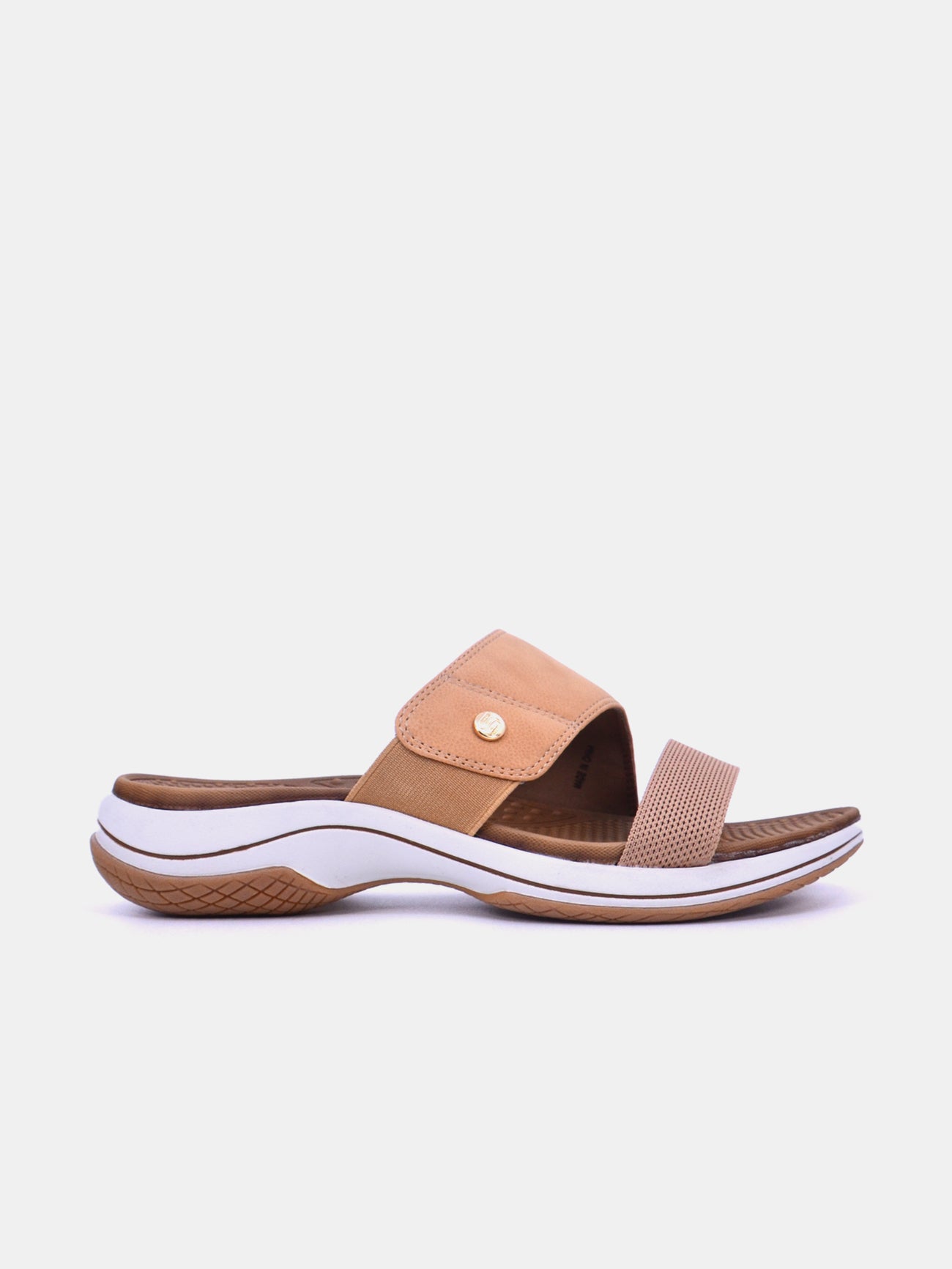 Mynaal Auria Women's Flat Sandals #color_Beige