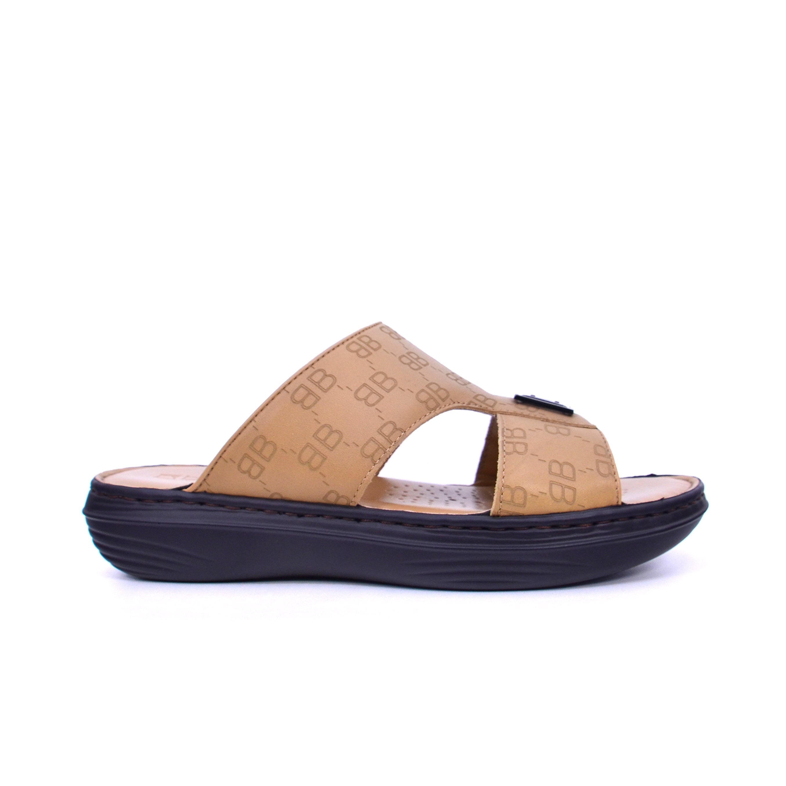 Barjeel Uno 21410-13 Men's Arabic Sandals #color_Beige