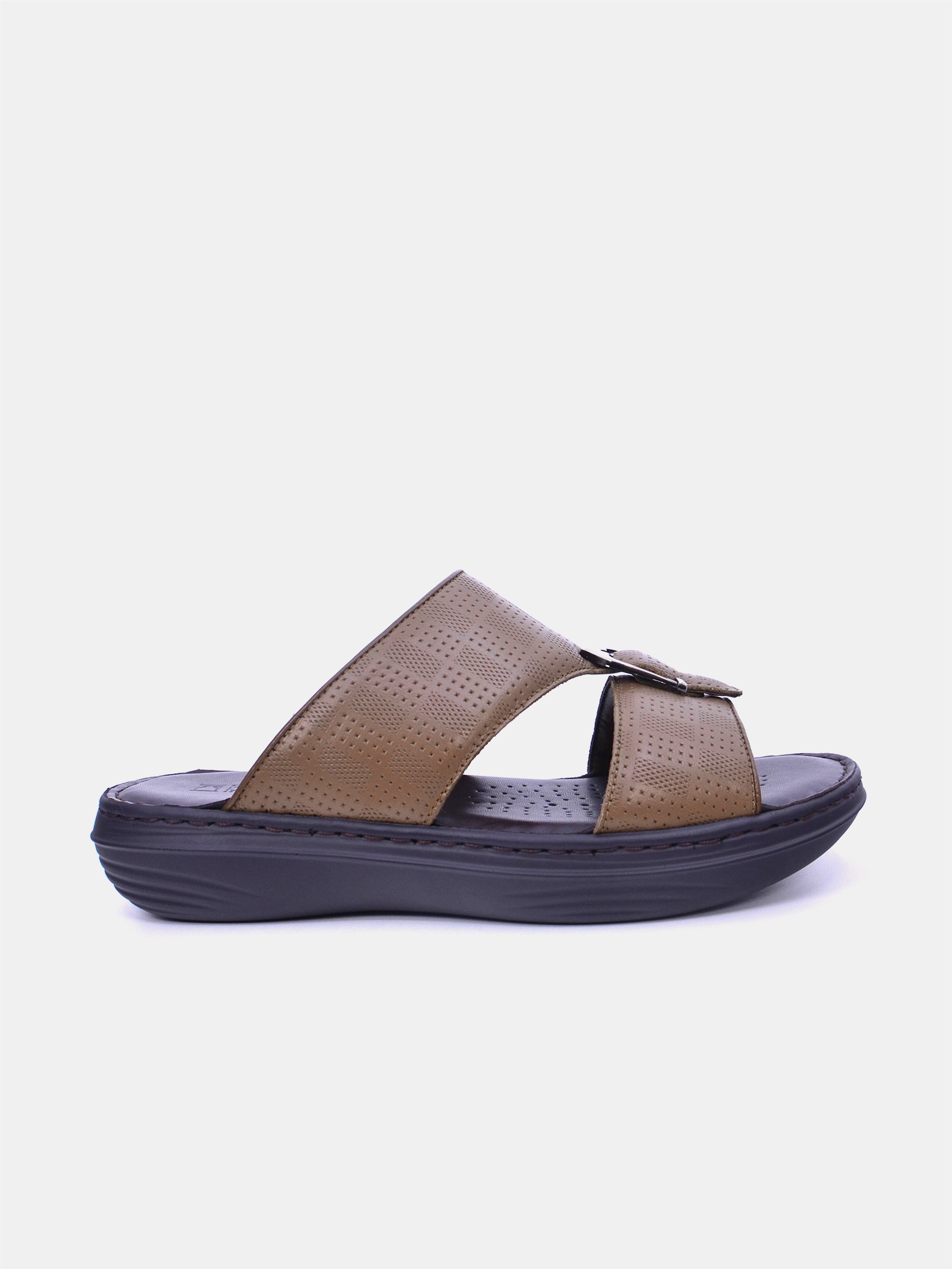 Barjeel Uno 21410-64 Men Arabic Sandals #color_Brown
