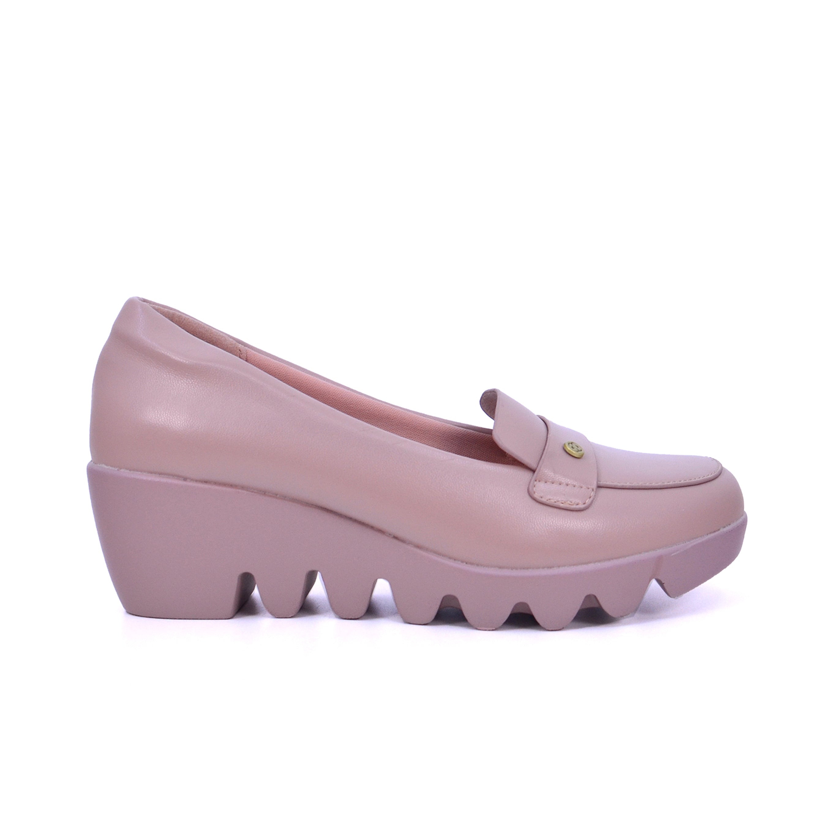 092-2476 Michelle Morgan 219RJB04 Women's Flatform Shoes #color_Beige