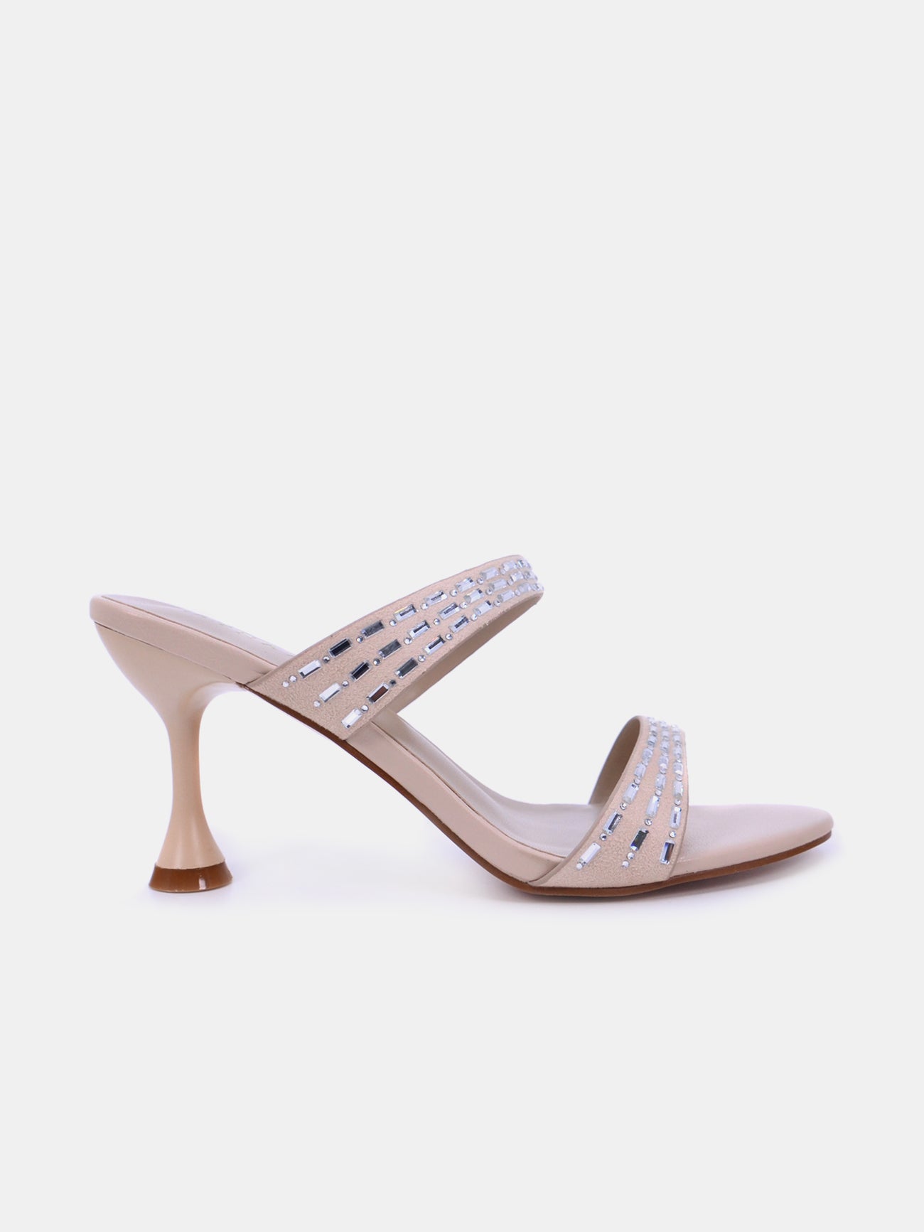 Mynaal Triselle Women's Kitten Heel Sandals #color_Beige
