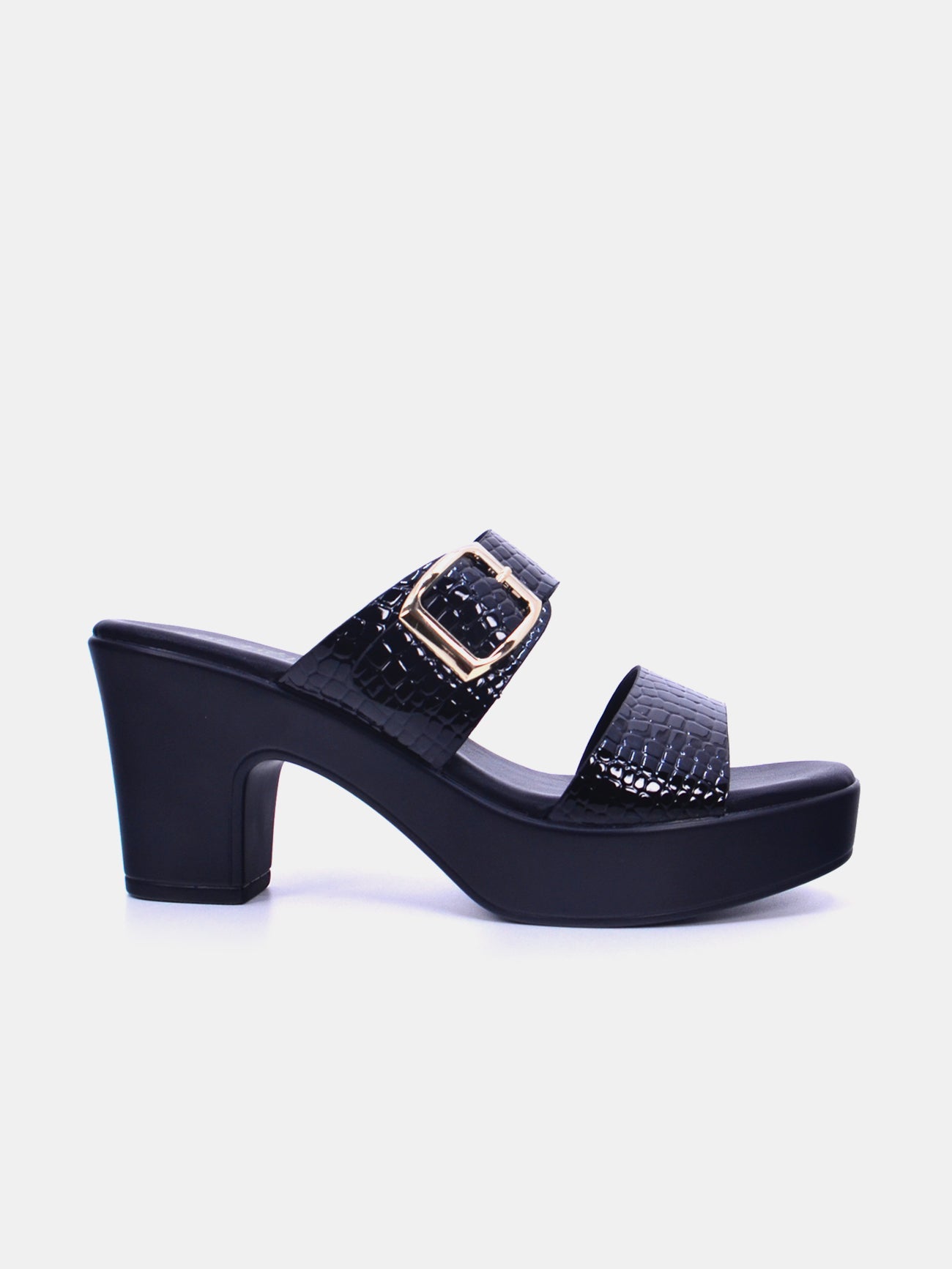 Michelle Morgan 114RJ857 Women's Heeled Sandals #color_Black
