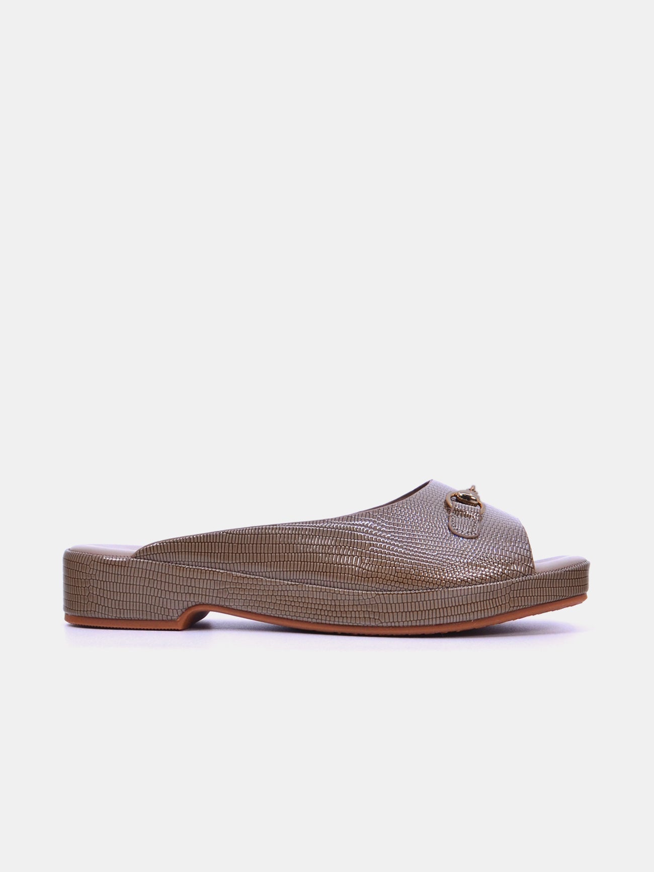 Michelle Morgan 114RJ93E Women's Flat Sandals #color_Brown