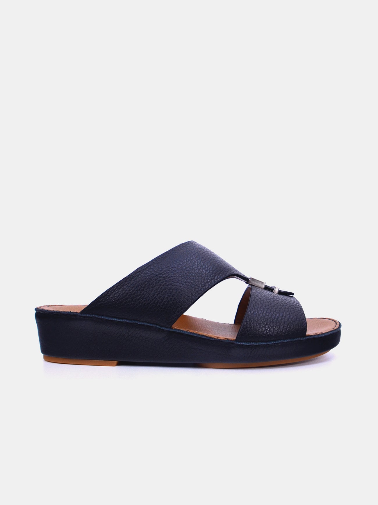 Barjeel Uno BSP1-02 Men's Sandals #color_Black